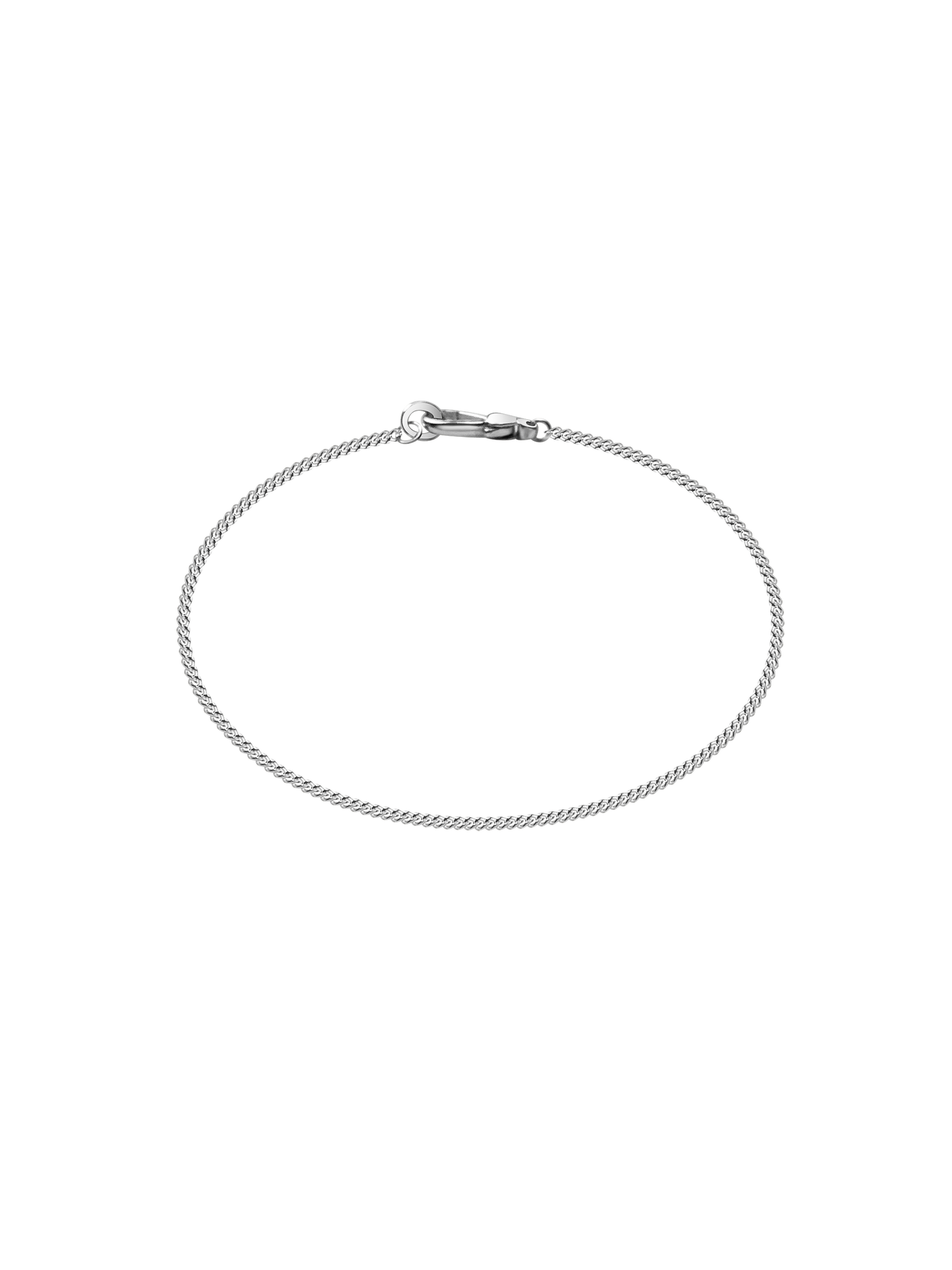 Laura Lombardi Silver Via Anklet
