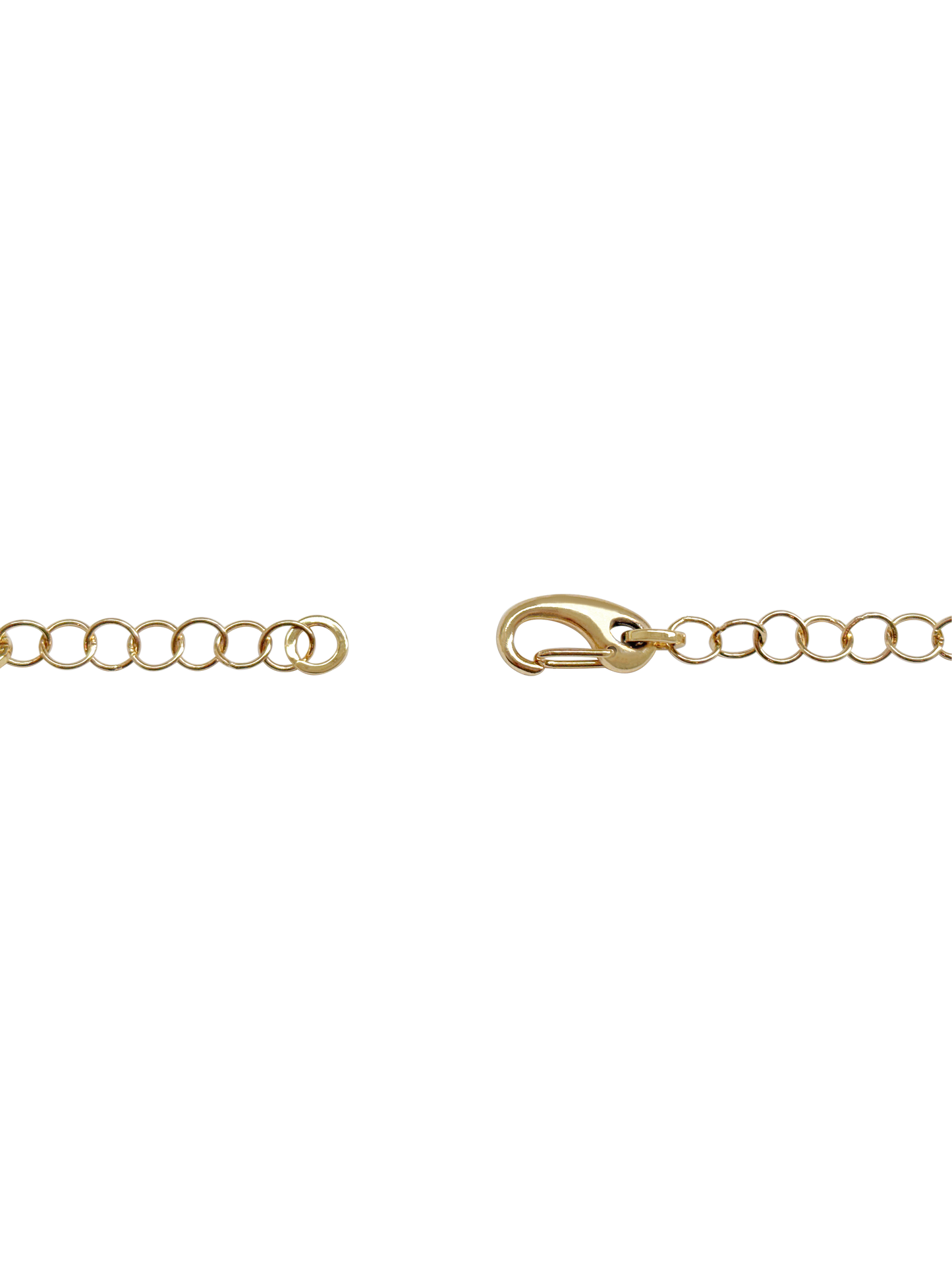 Closeup of the Astra Necklace clasp.
