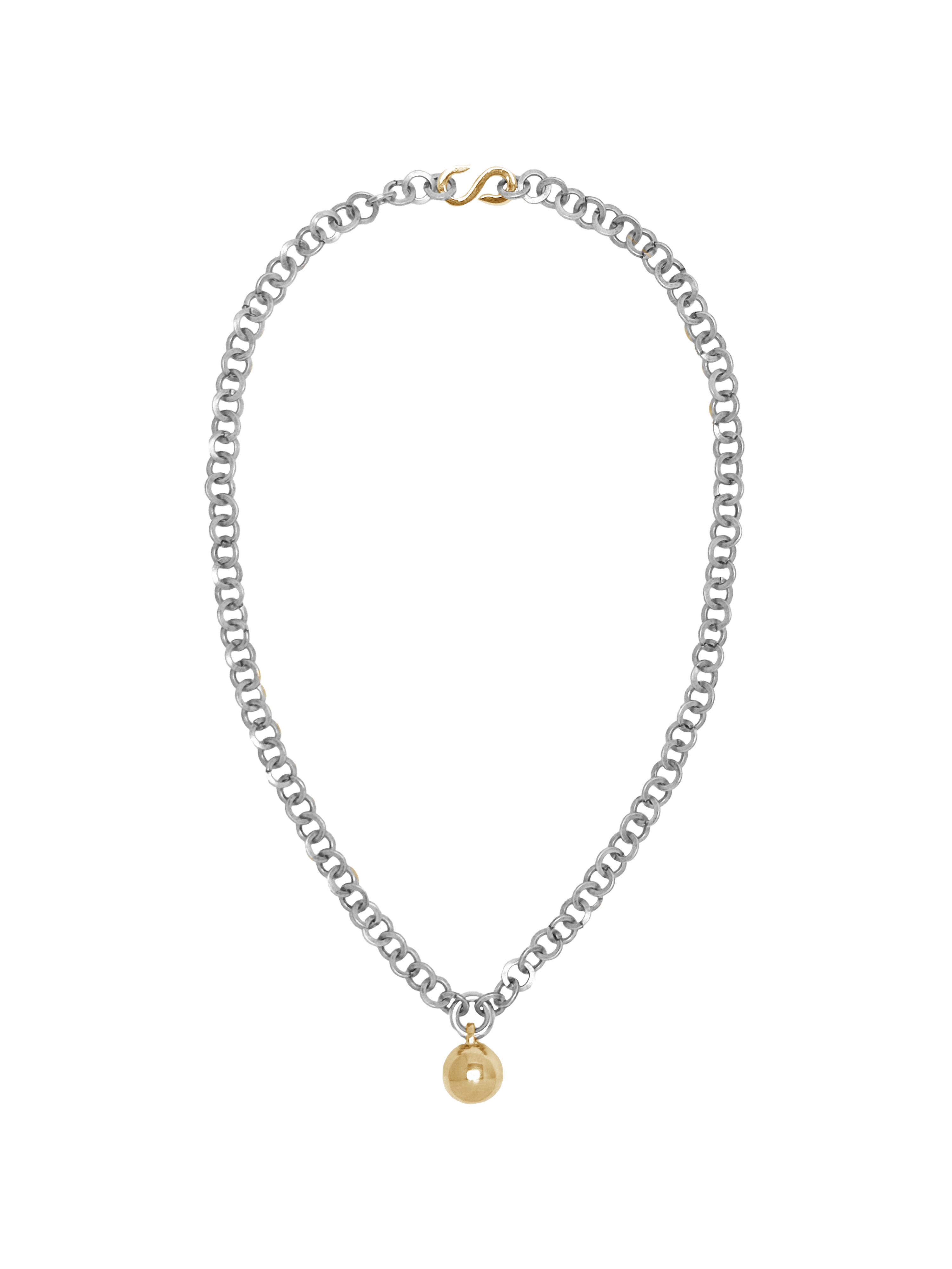 Laura Lombardi Two Tone Campana Necklace