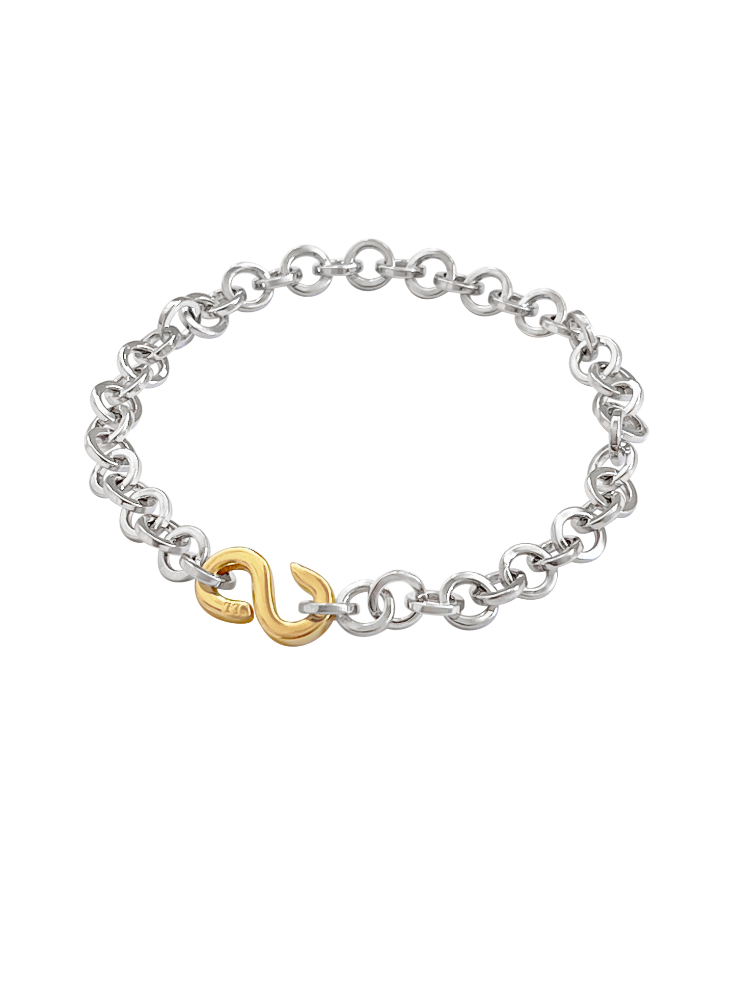 Laura Lombardi Two Tone Colonna Bracelet