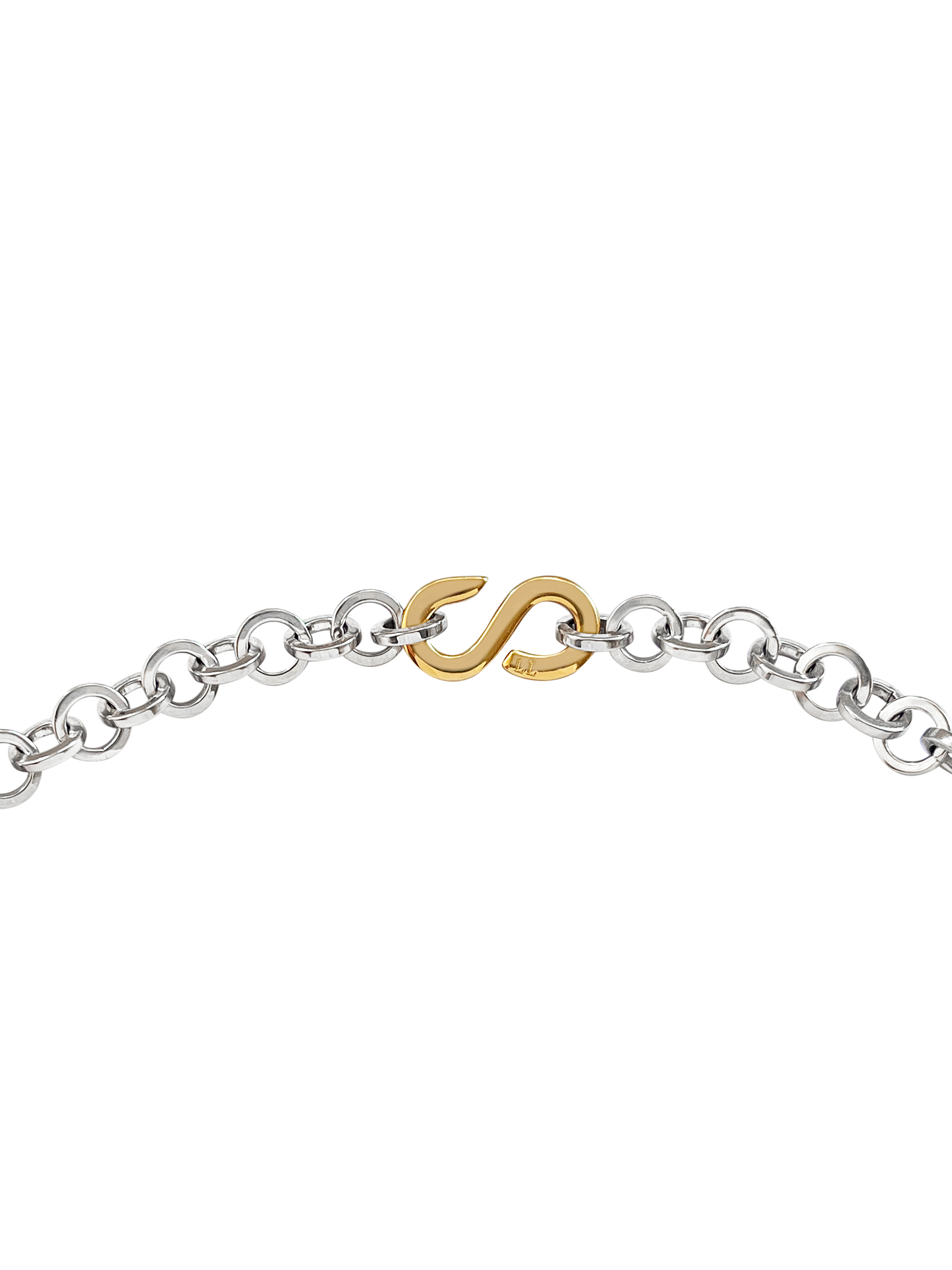 Laura Lombardi Two Tone Colonna Chain Clasp