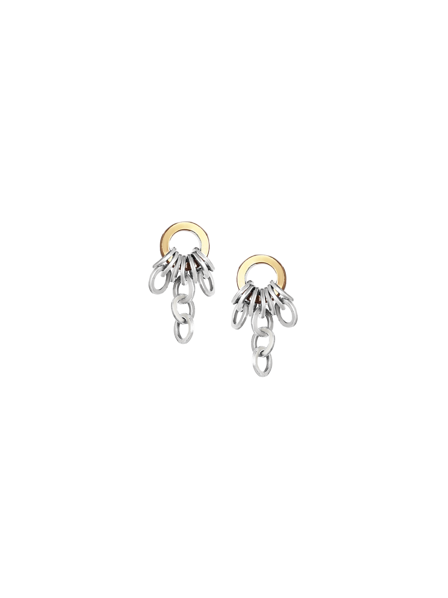 Laura Lombardi Two Tone Colonna Earrings