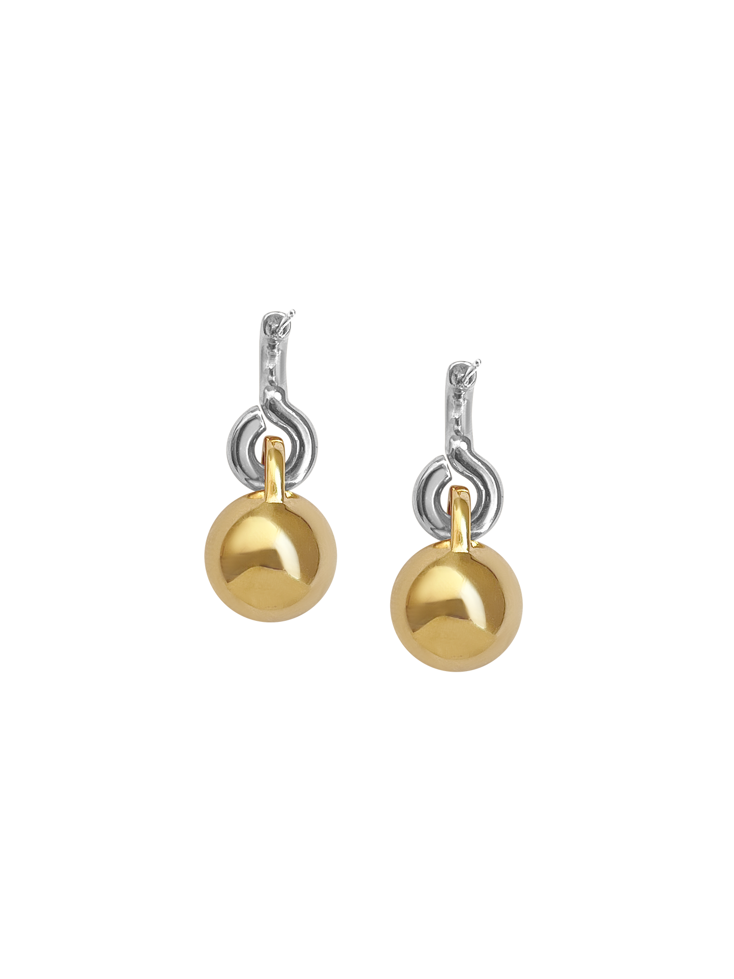 Laura Lombardi Two Tone Gioca Earrings