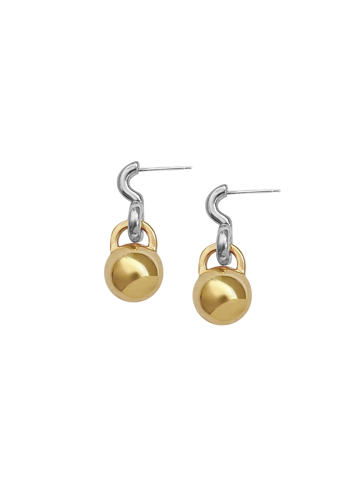 Laura Lombardi Two Tone Gioca Earrings