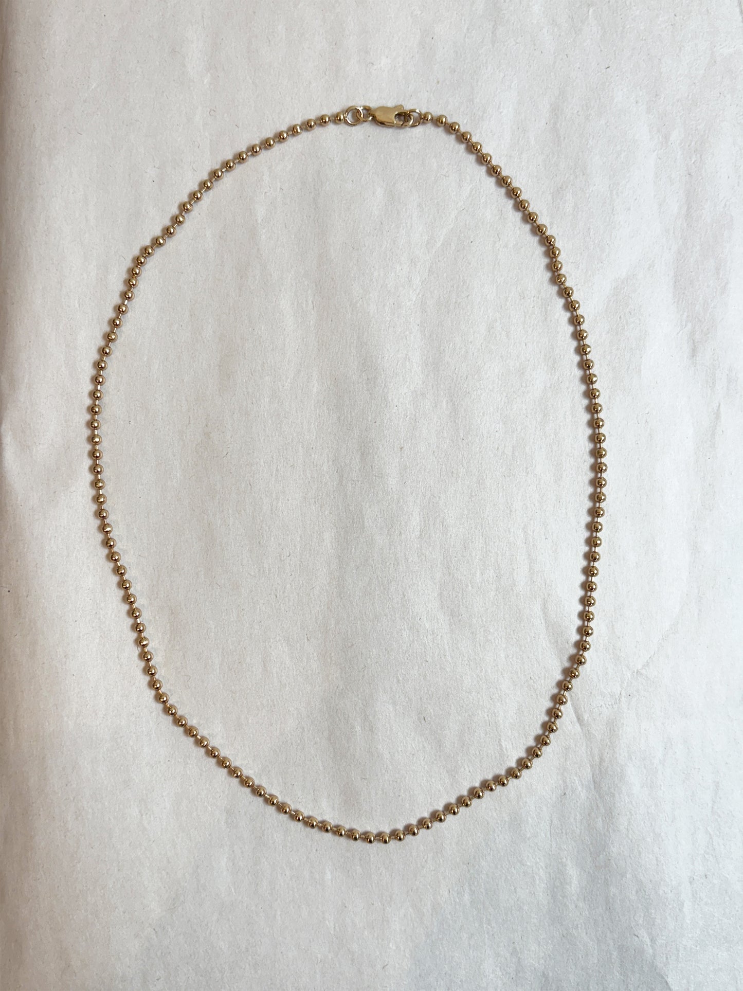 Laura Lombardi gold Mini Ball Chain Necklace