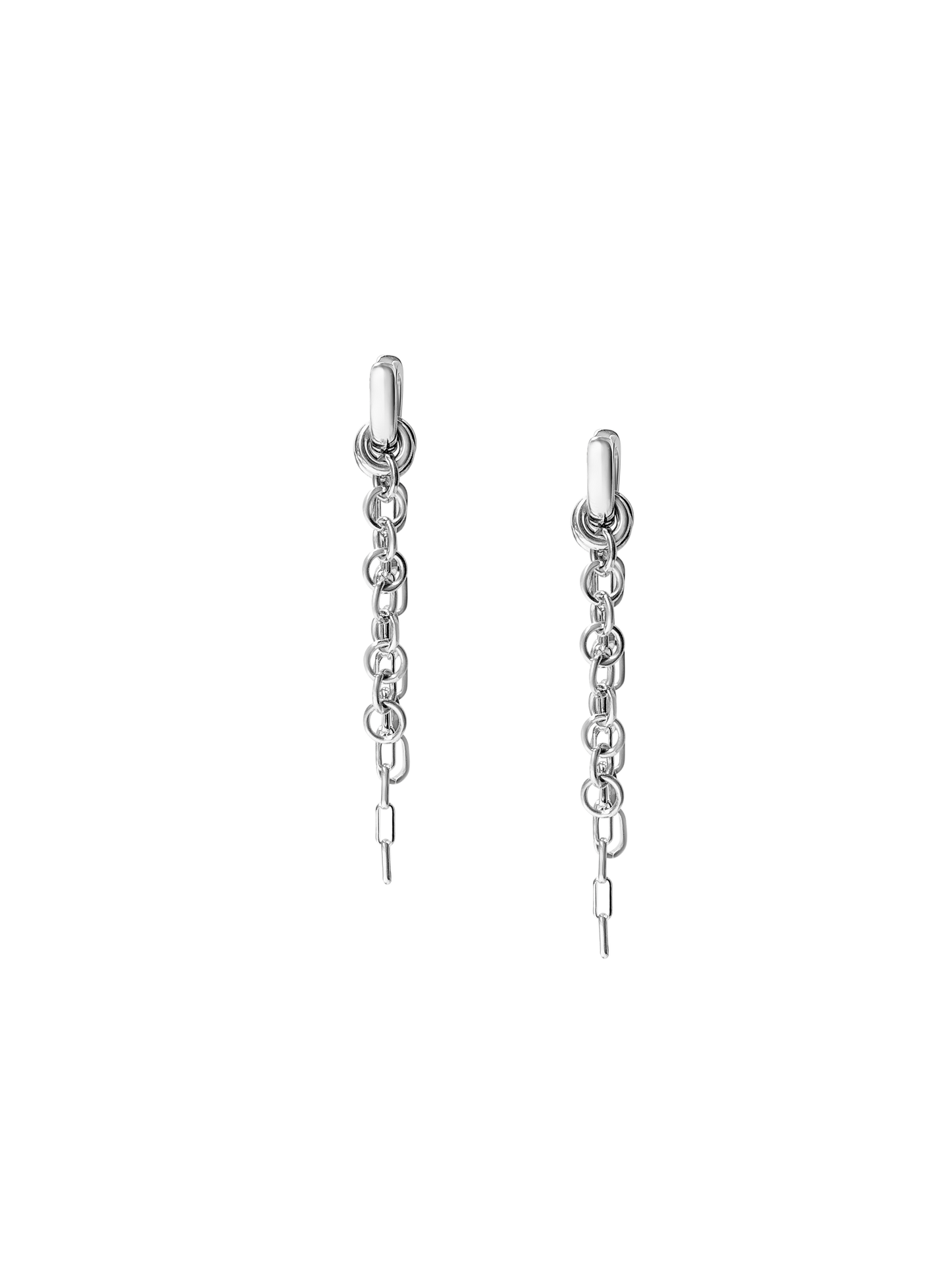 Laura Lombardi Silver Lega fringe earrings