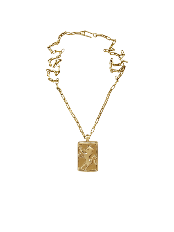 AMS x Laura Lombardi gold Leonne Pendant