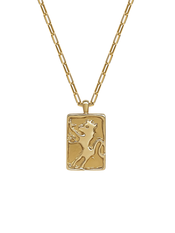 AMS x Laura Lombardi gold Leonne Pendant