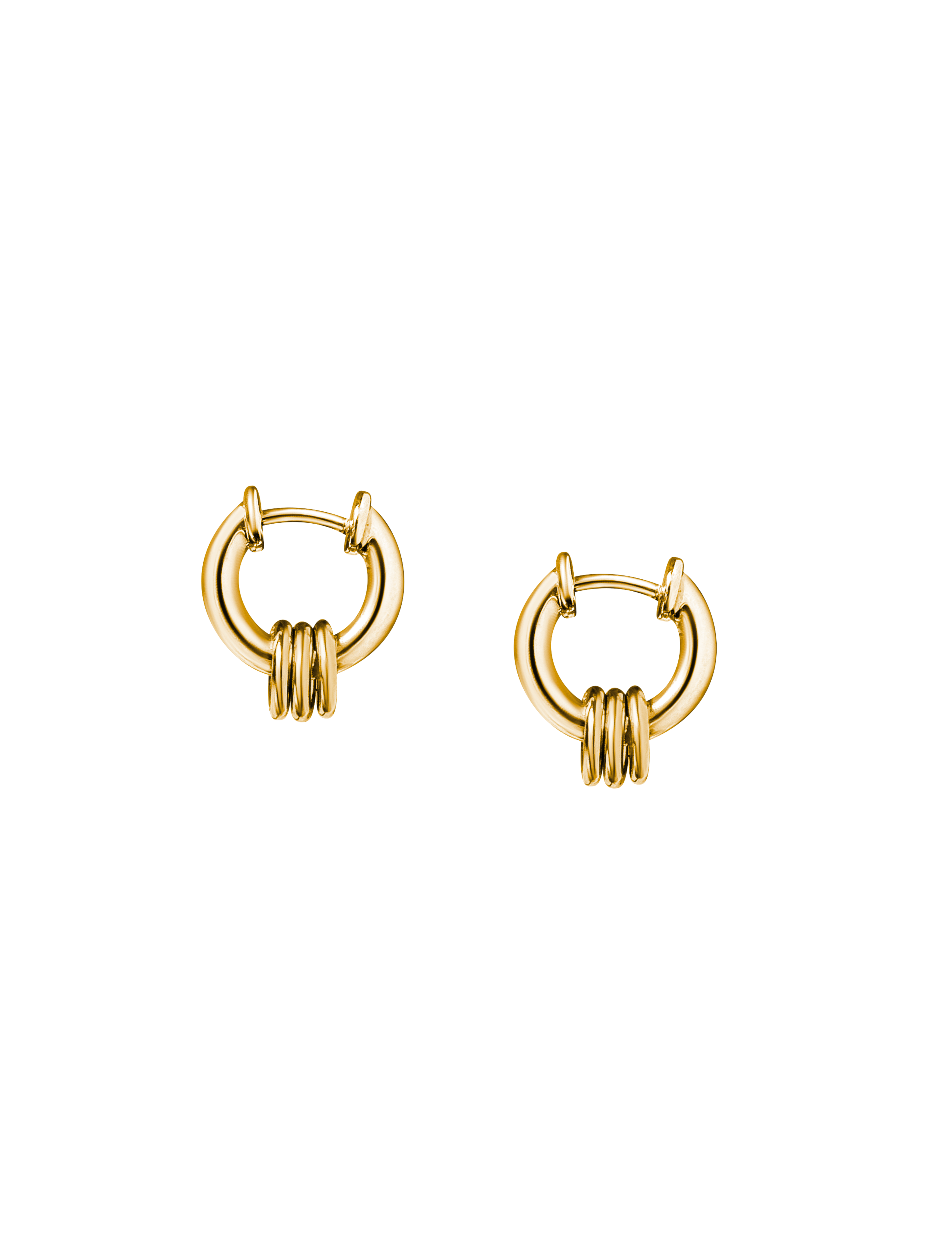 Laura Lombardi gold Mini Fillia Earrings