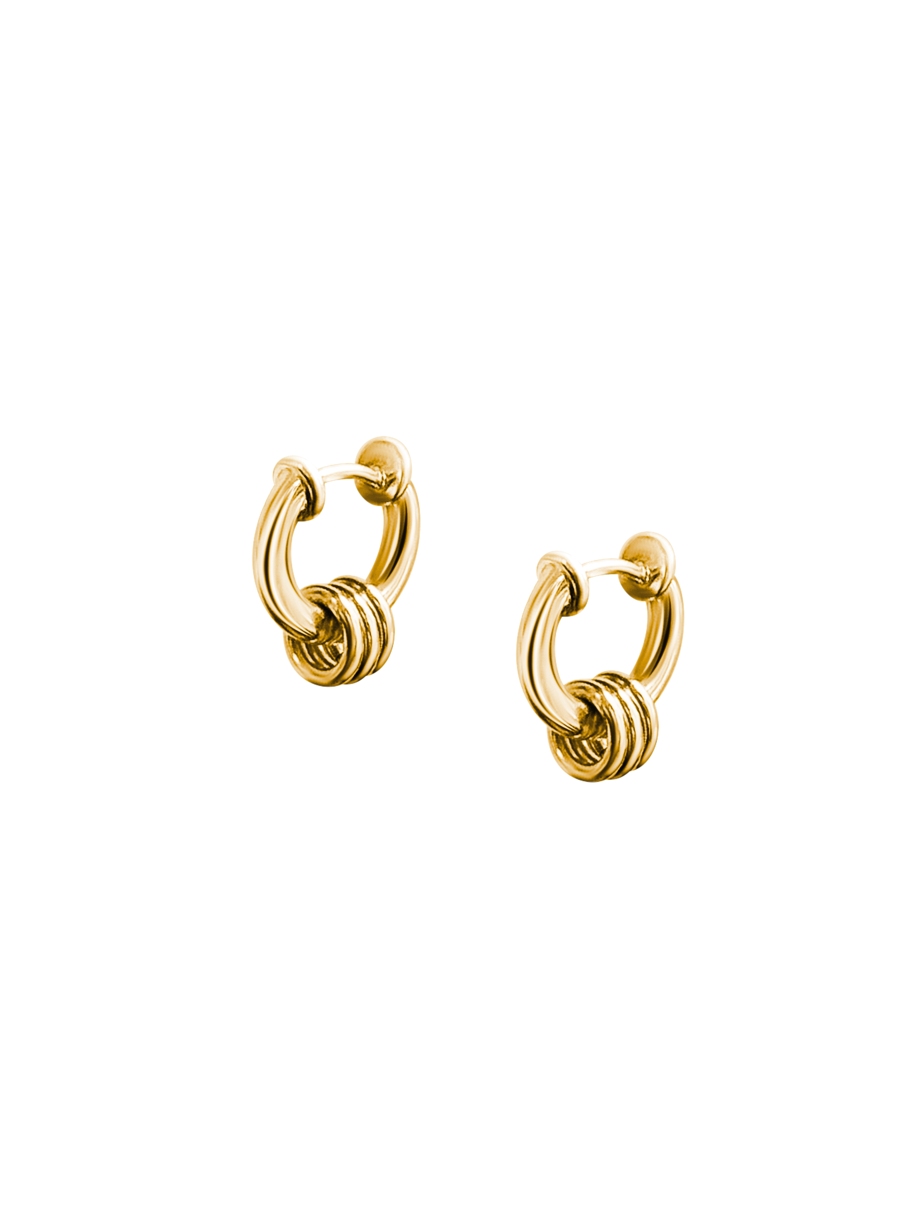 Laura Lombardi gold Mini Fillia Earrings