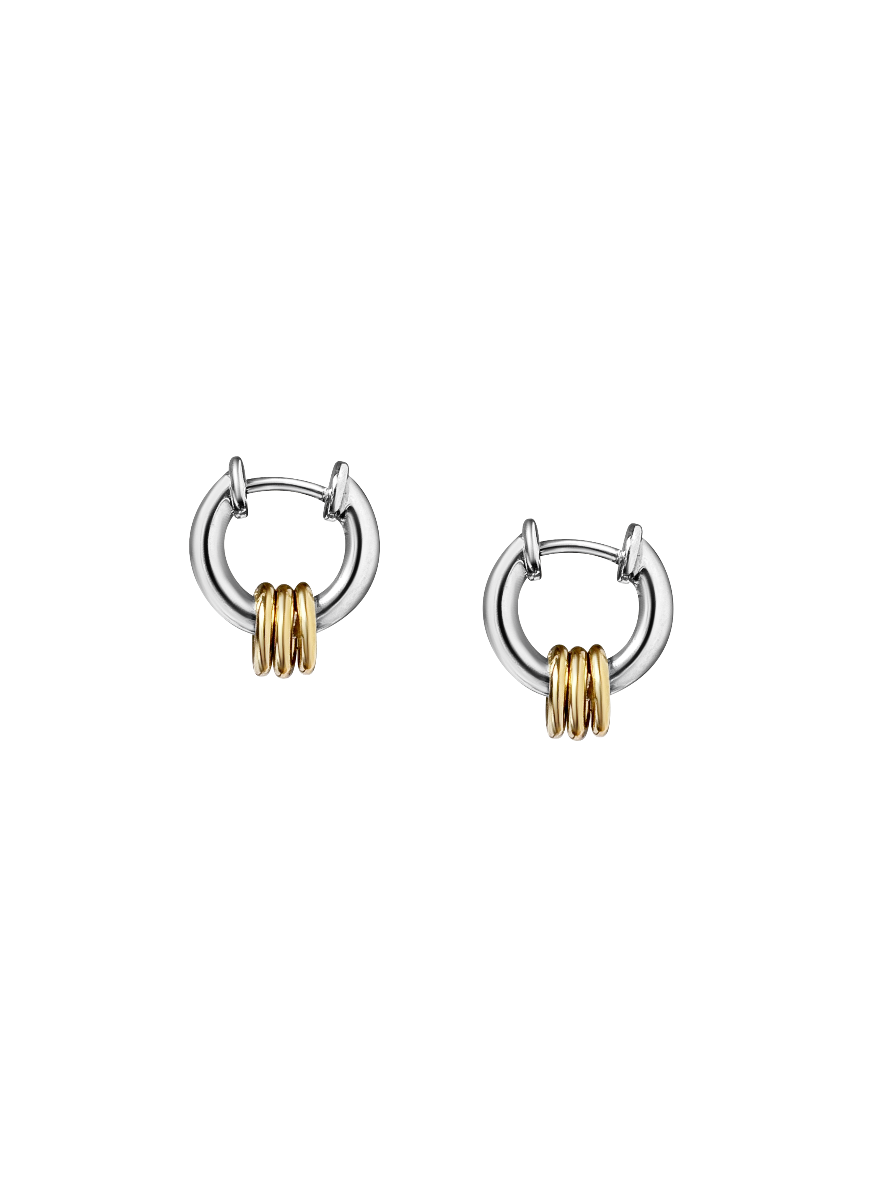 Laura Lombardi Two Tone Mini Fillia Earrings
