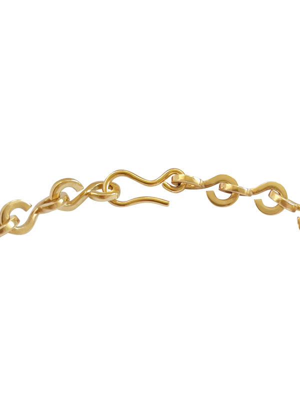 Laura Lombardi gold Nuova Chain clasp