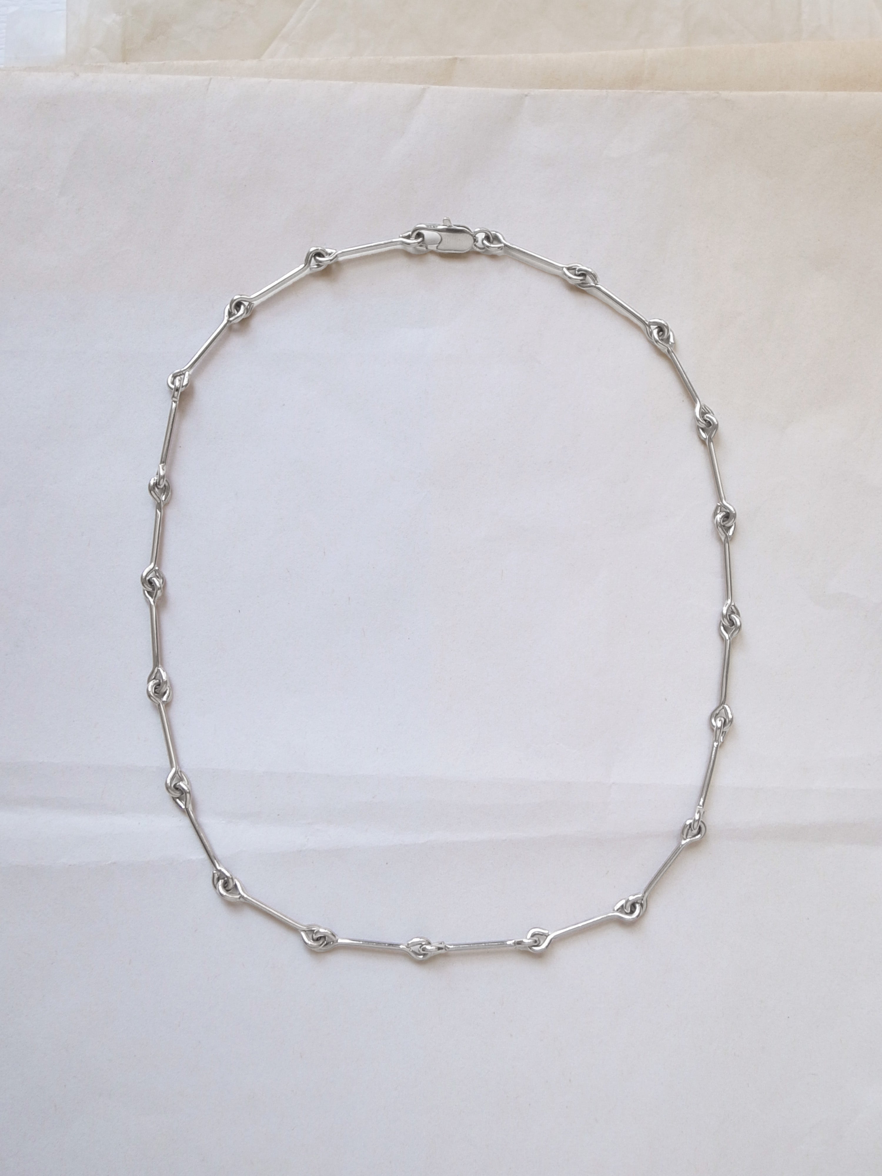 Laura Lombardi Silver Treccia Necklace