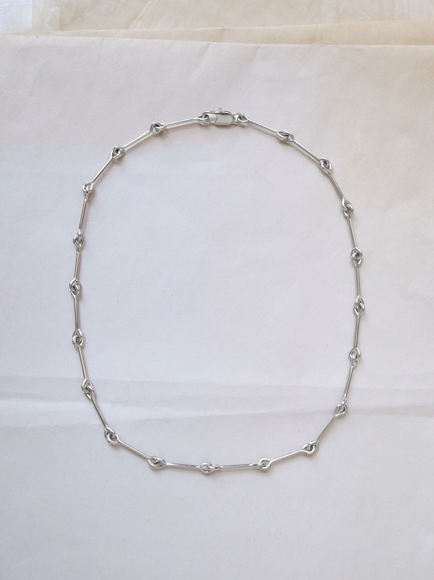 Laura Lombardi Silver Treccia Necklace