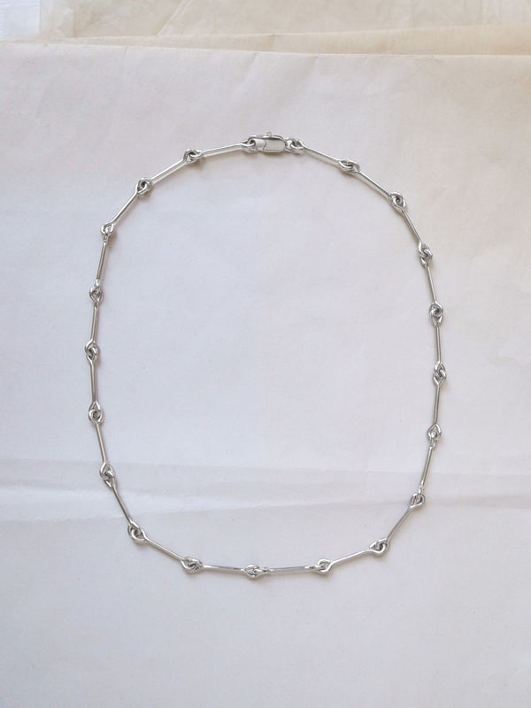 Laura Lombardi Silver Treccia Necklace