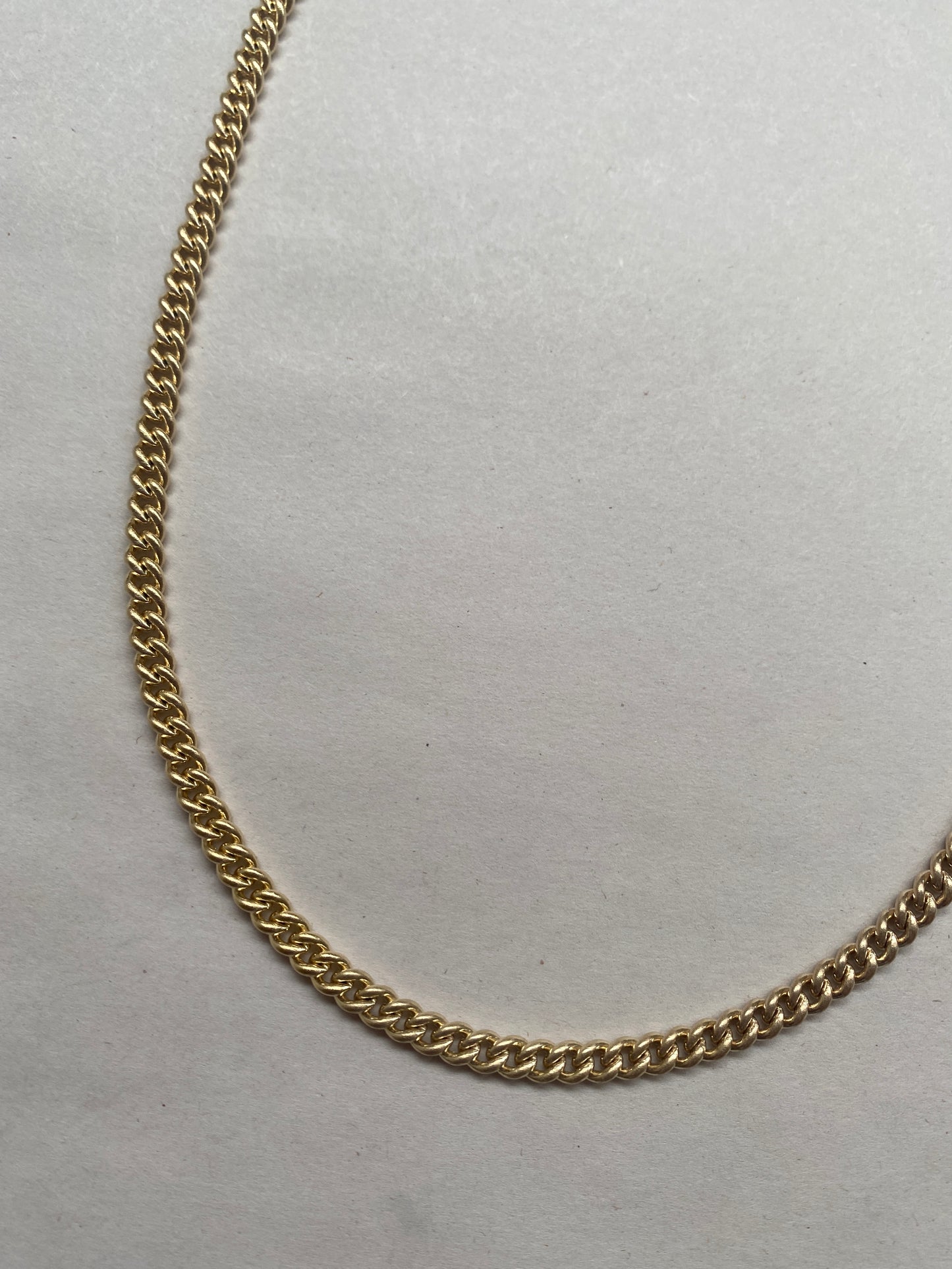 Laura Lombardi Gold Curb Chain Necklace