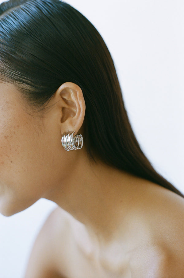 Silver Mini Grazia Earrings