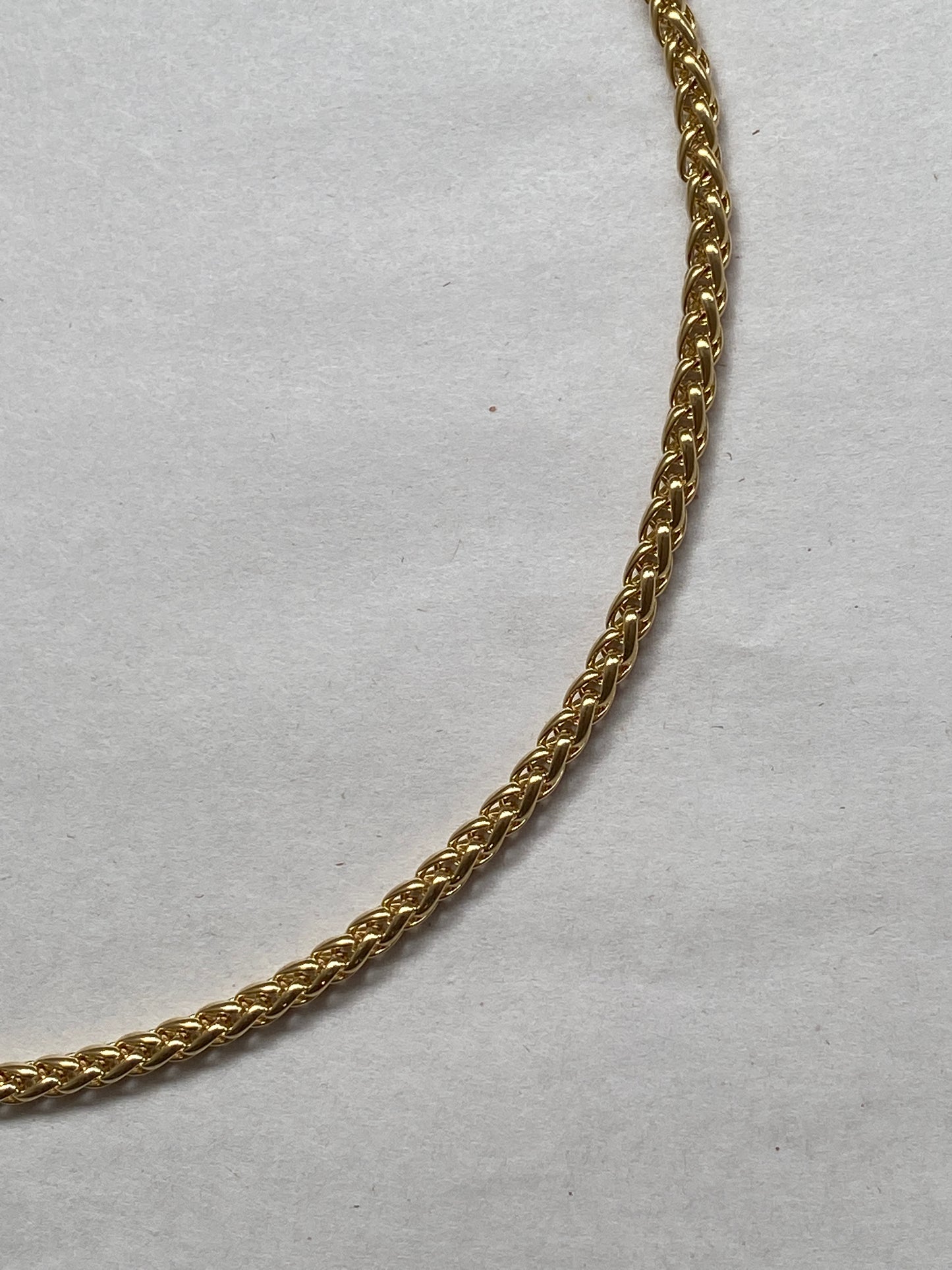 Laura Lombardi Gold Wheat Chain Necklace