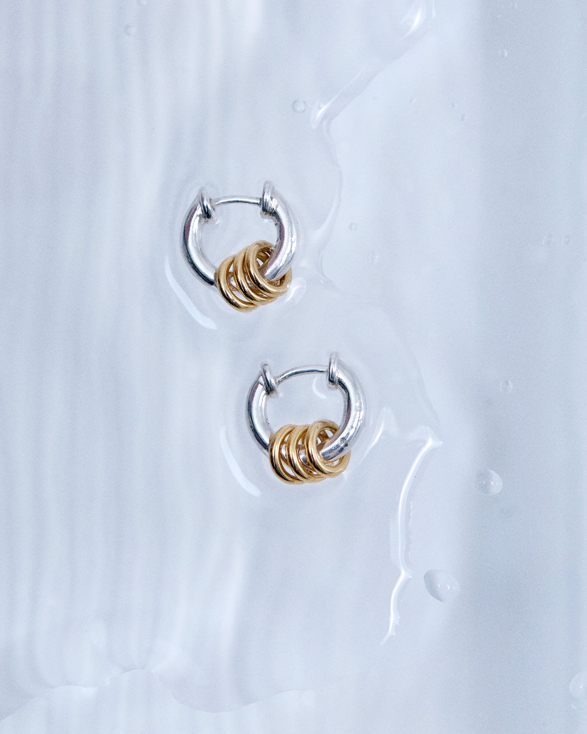 Laura Lombardi Two Tone Mini Fillia Earrings