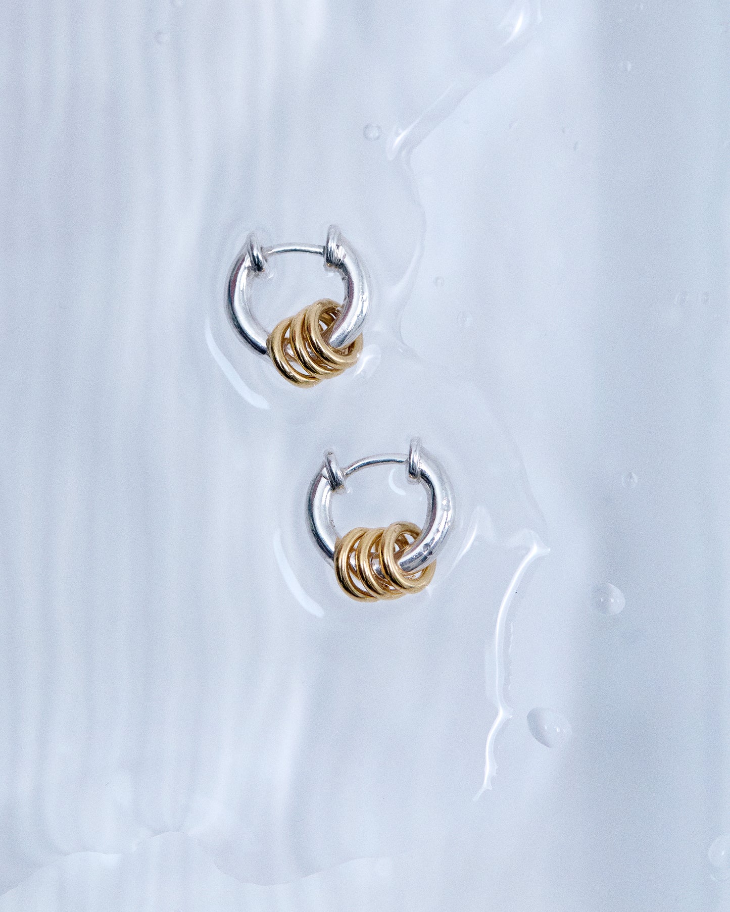 Laura Lombardi Two Tone Mini Fillia Earrings