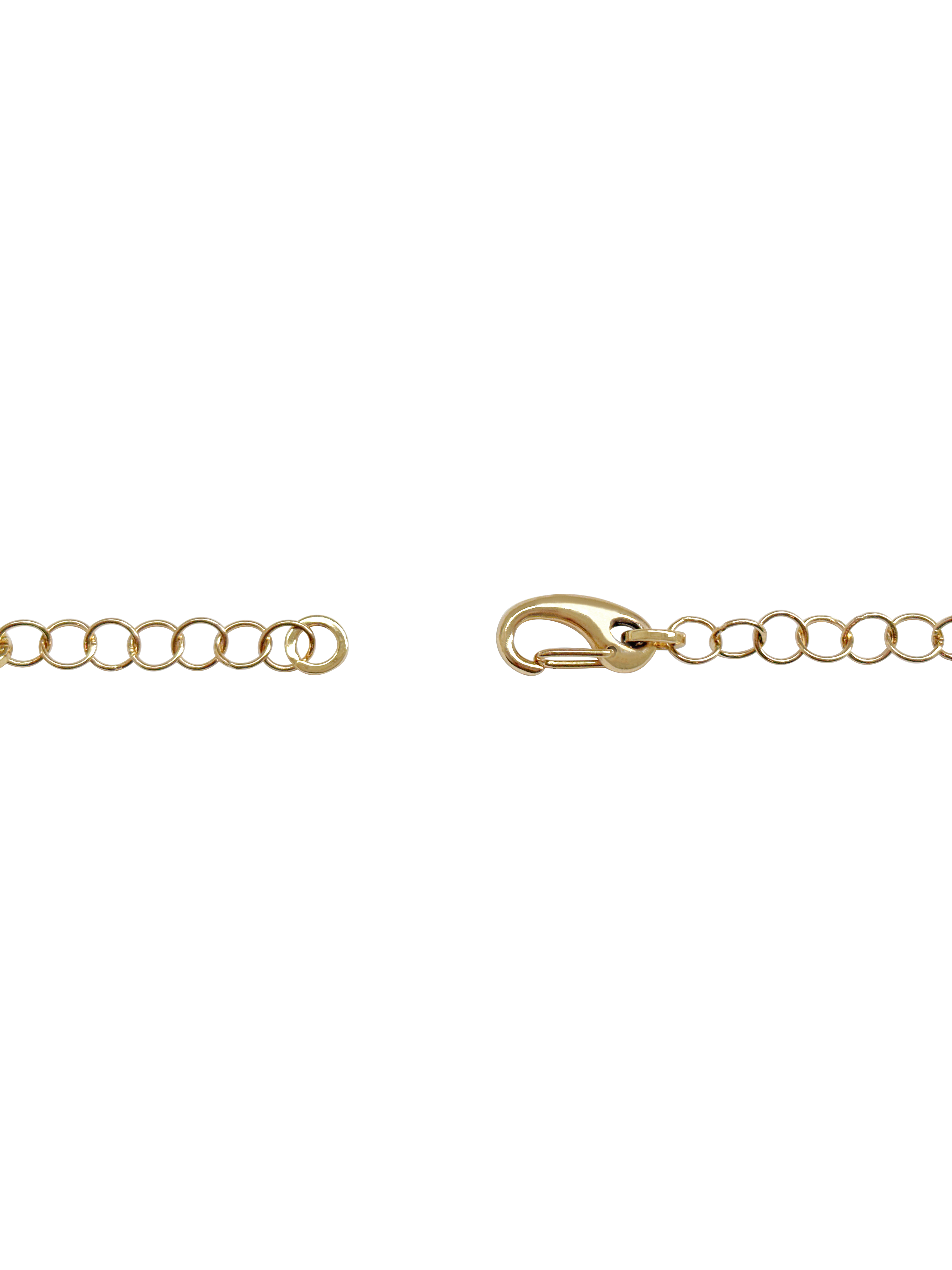 Closeup of the Astra Necklace clasp.