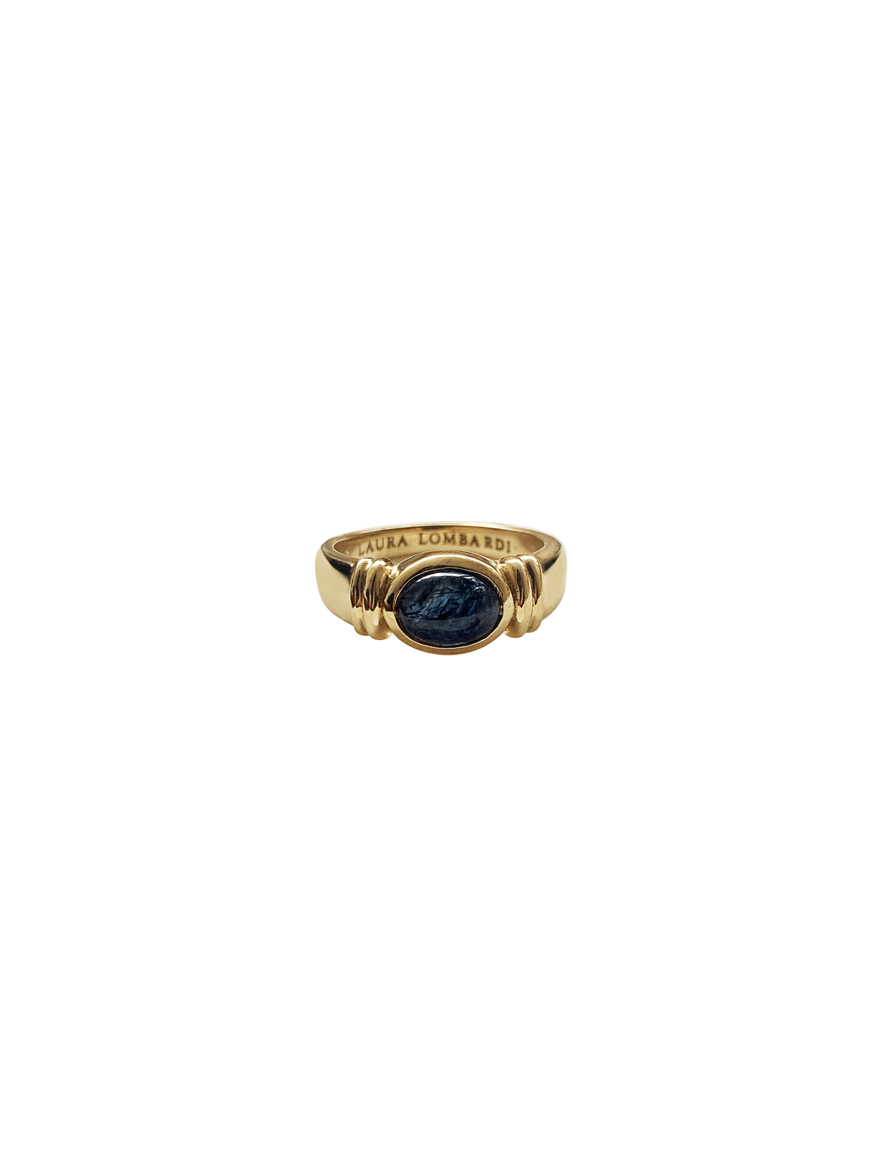 Laura Lombardi 14kt yellow gold Alessandra Ring with Sapphire.