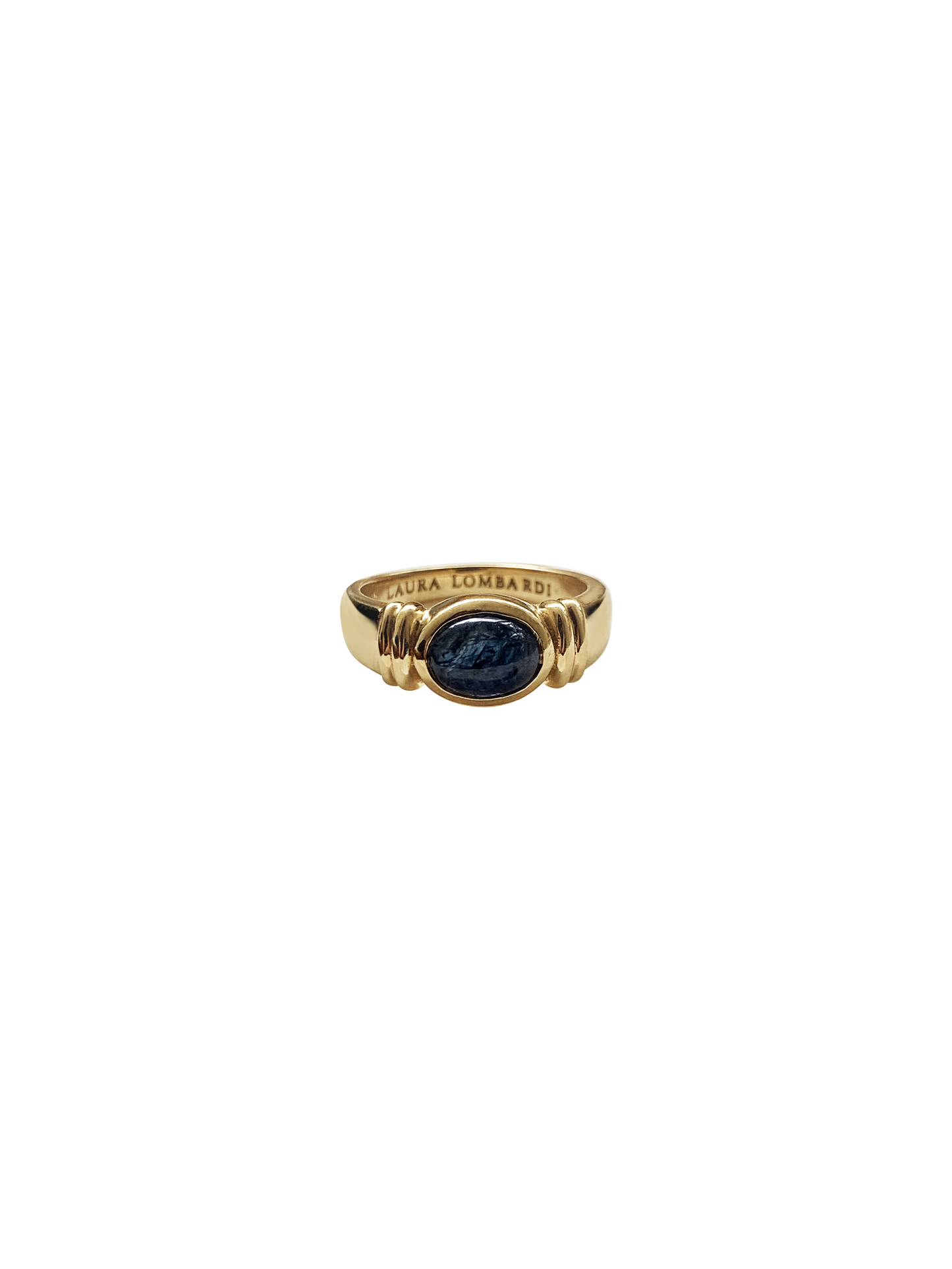 Laura Lombardi 14kt yellow gold Alessandra Ring with Sapphire.