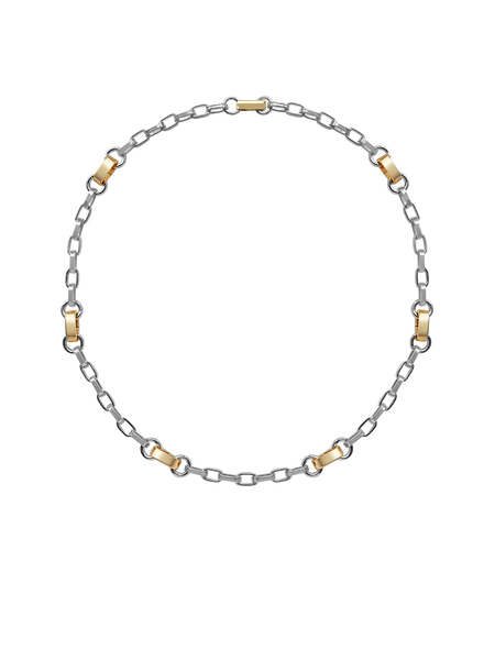 Two Tone Centa Necklace – lauralombardi