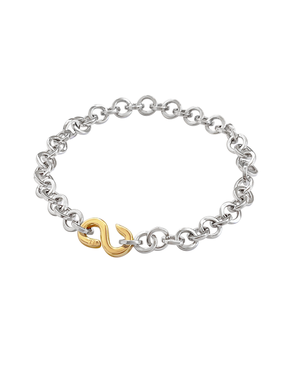 Laura Lombardi Two Tone Colonna Bracelet