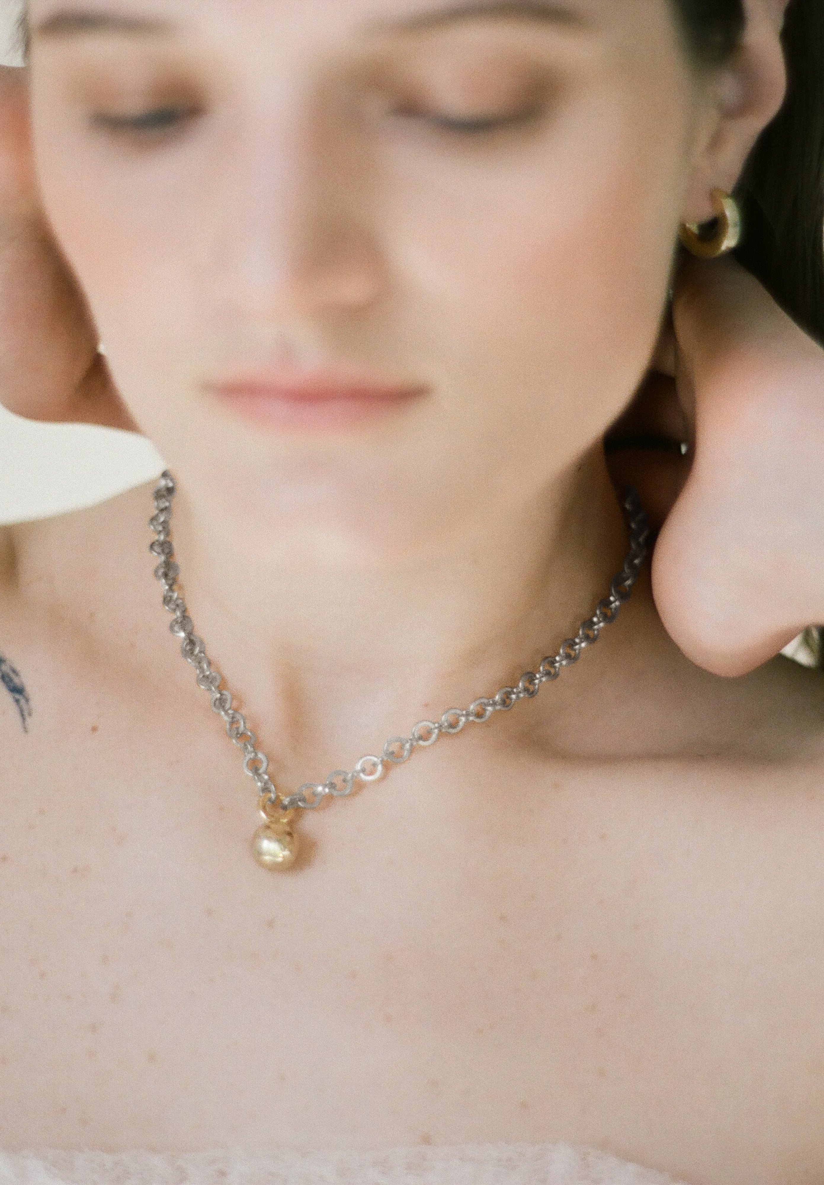 Laura Lombardi Two Tone Campana Necklace