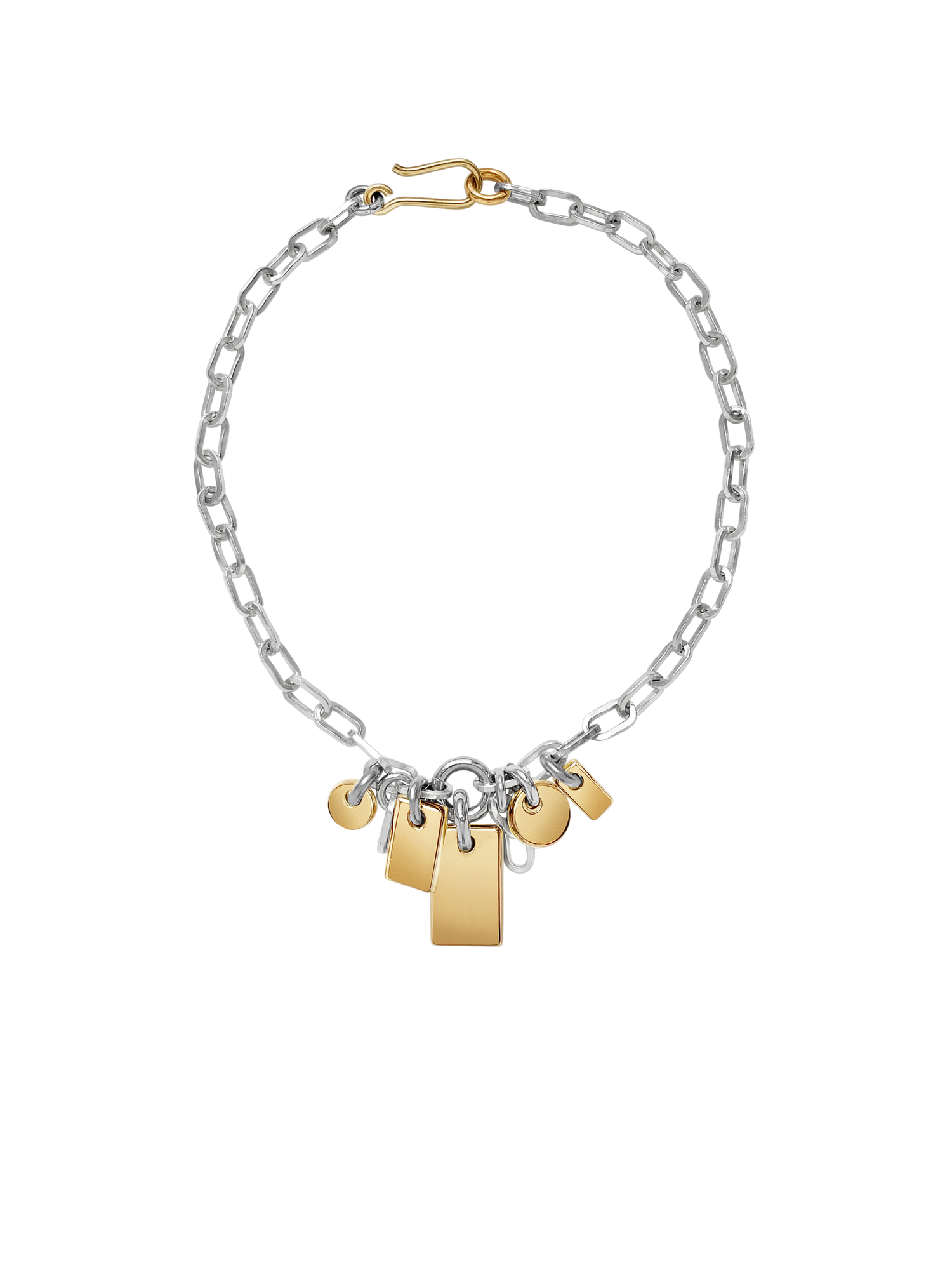 Laura Lombardi two tone Diario Necklace