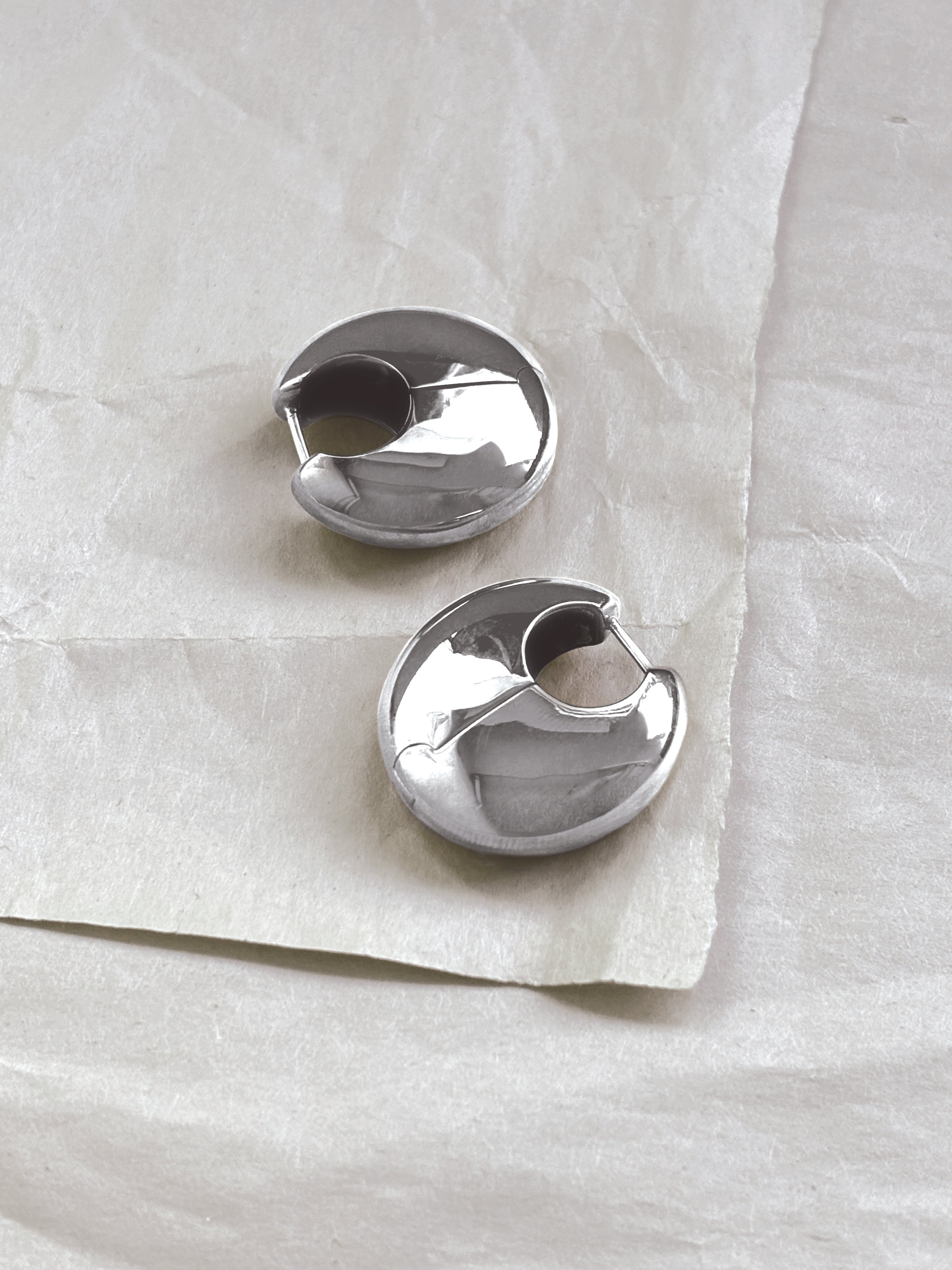 Laura Lombardi Silver Ferma Earrings