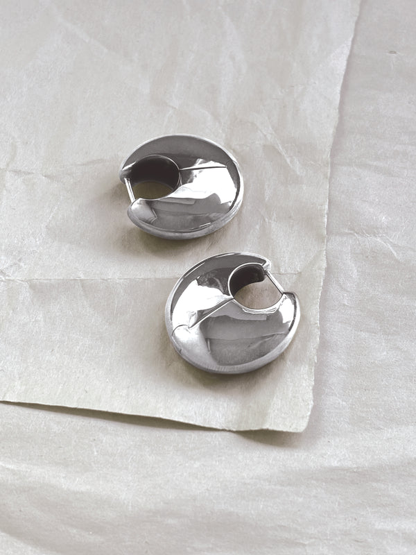 Laura Lombardi Silver Ferma Earrings