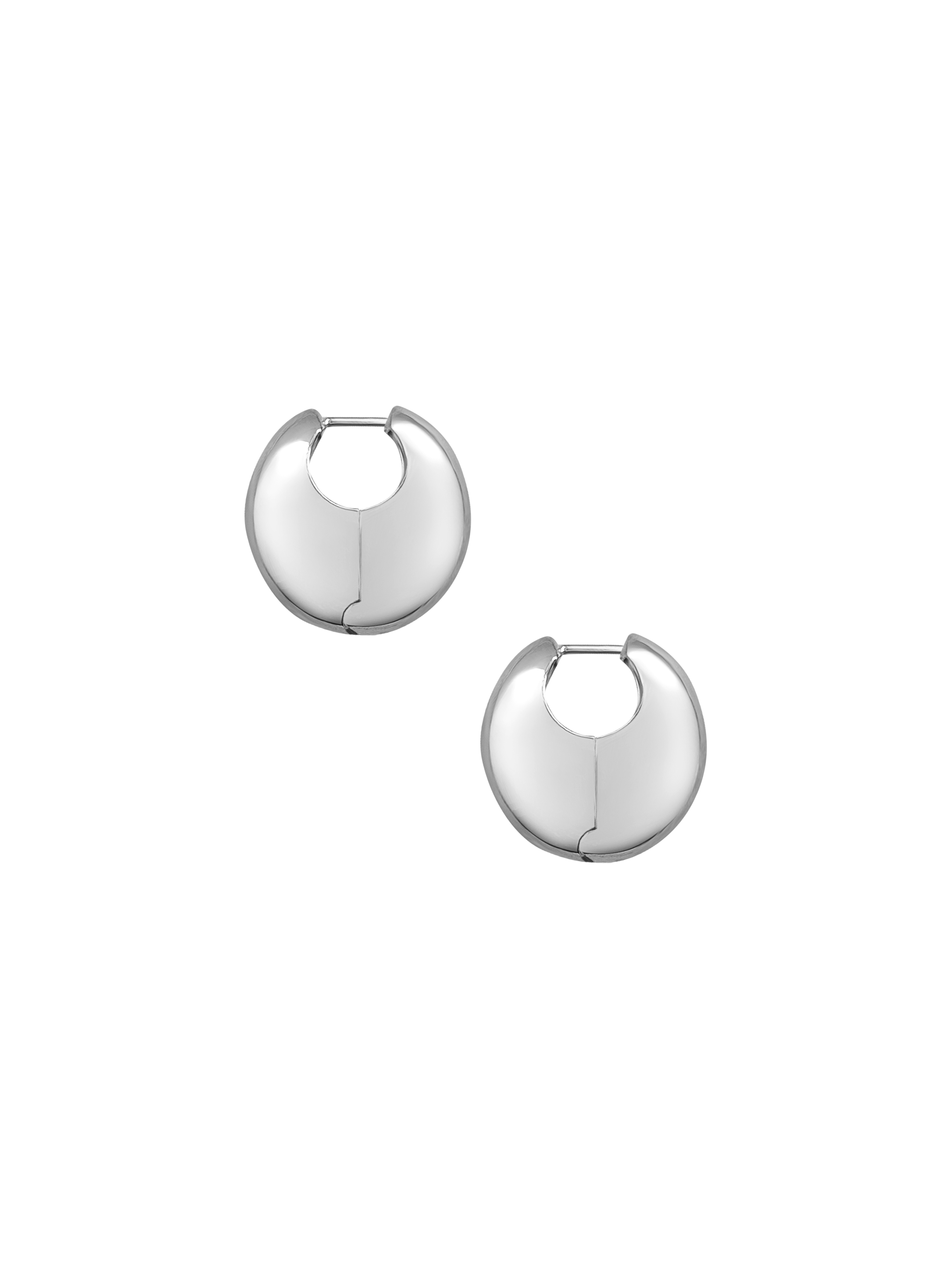 Laura Lombardi Silver Ferma Hoops