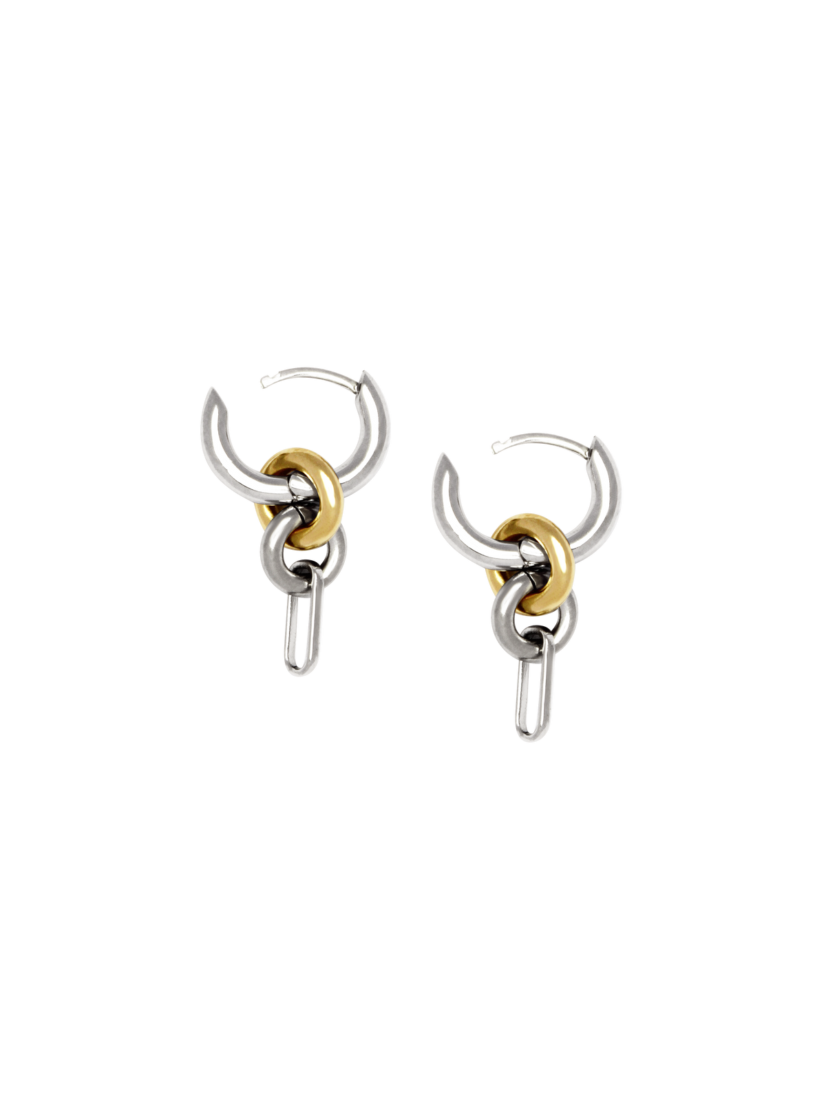 Two Tone Frena Earrings