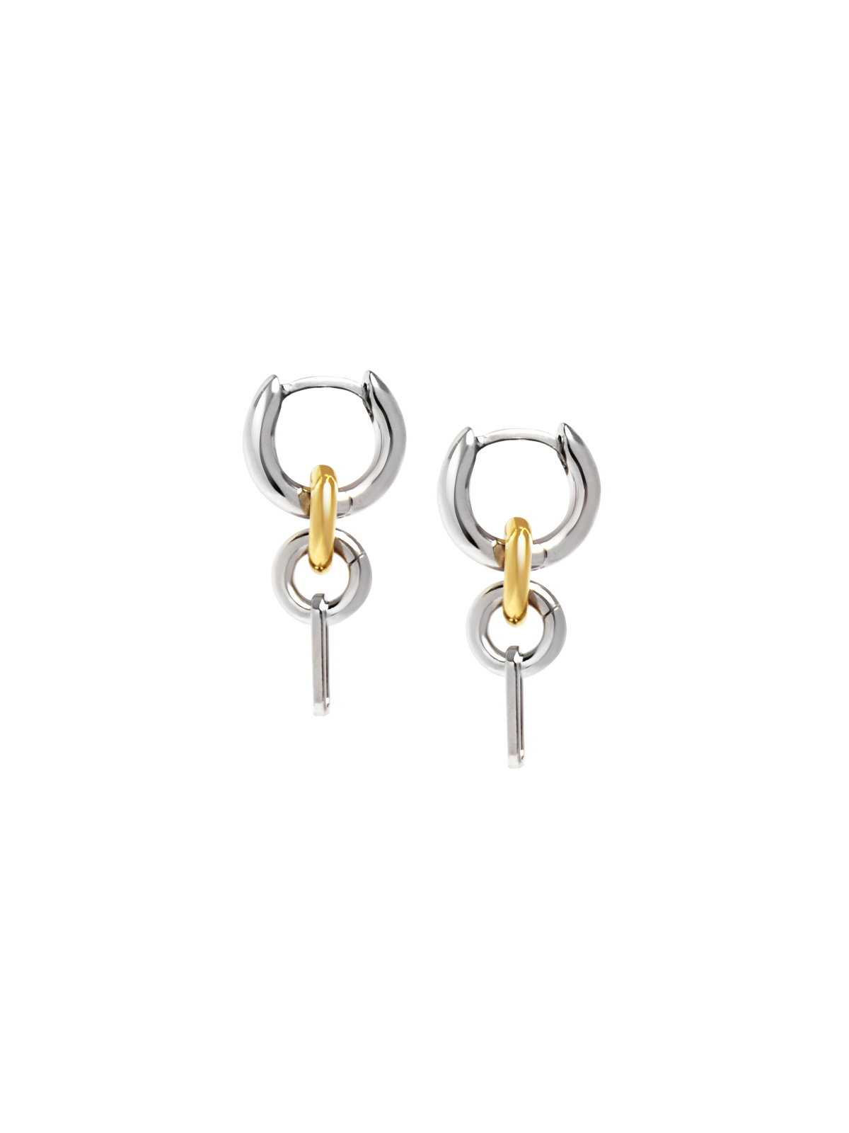 Two Tone Frena Earrings