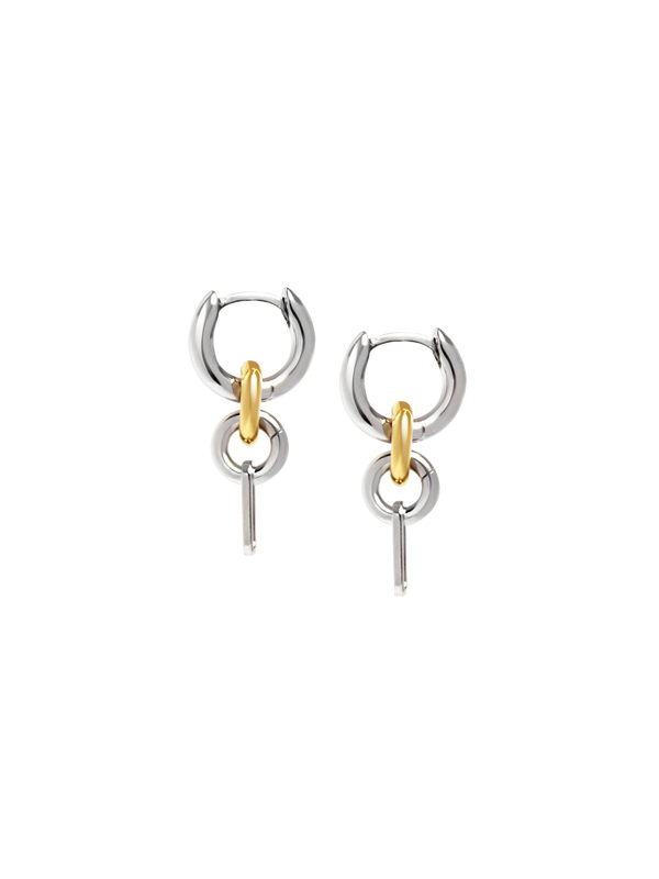 Two Tone Frena Earrings