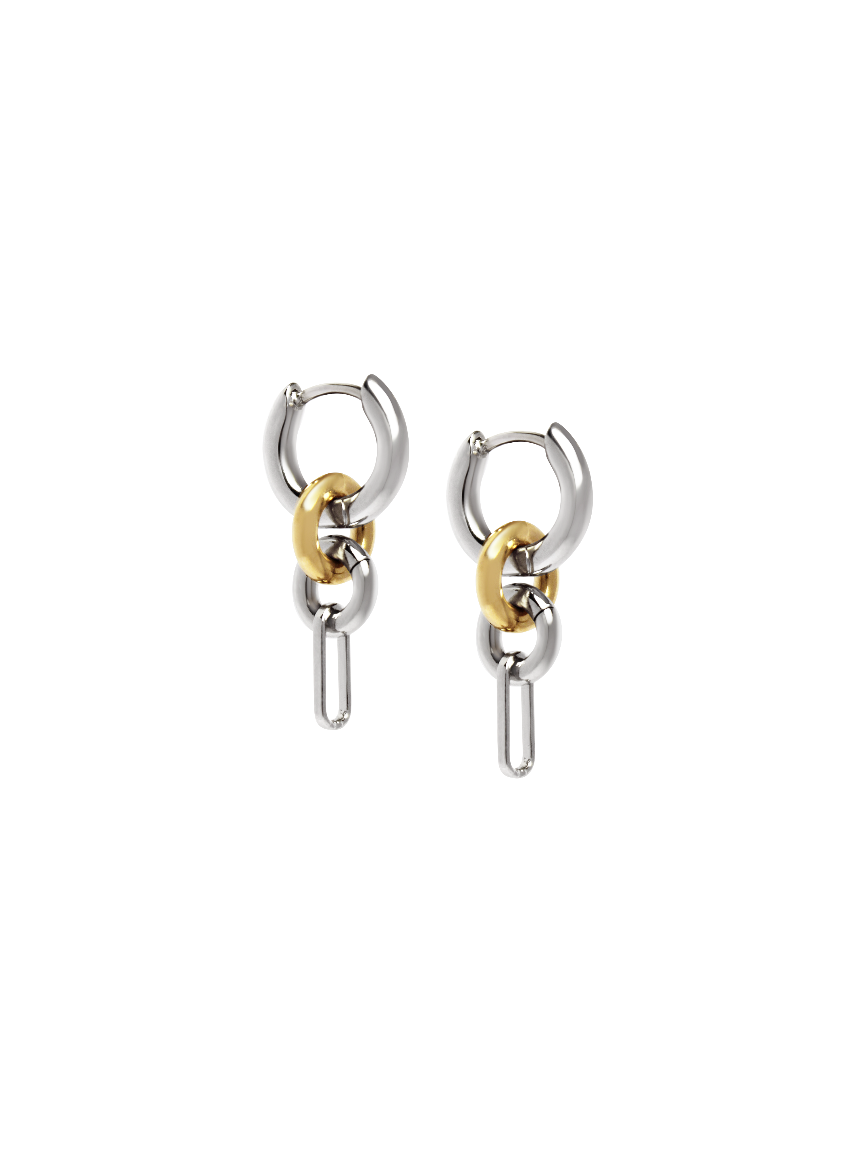 Two Tone Frena Earrings