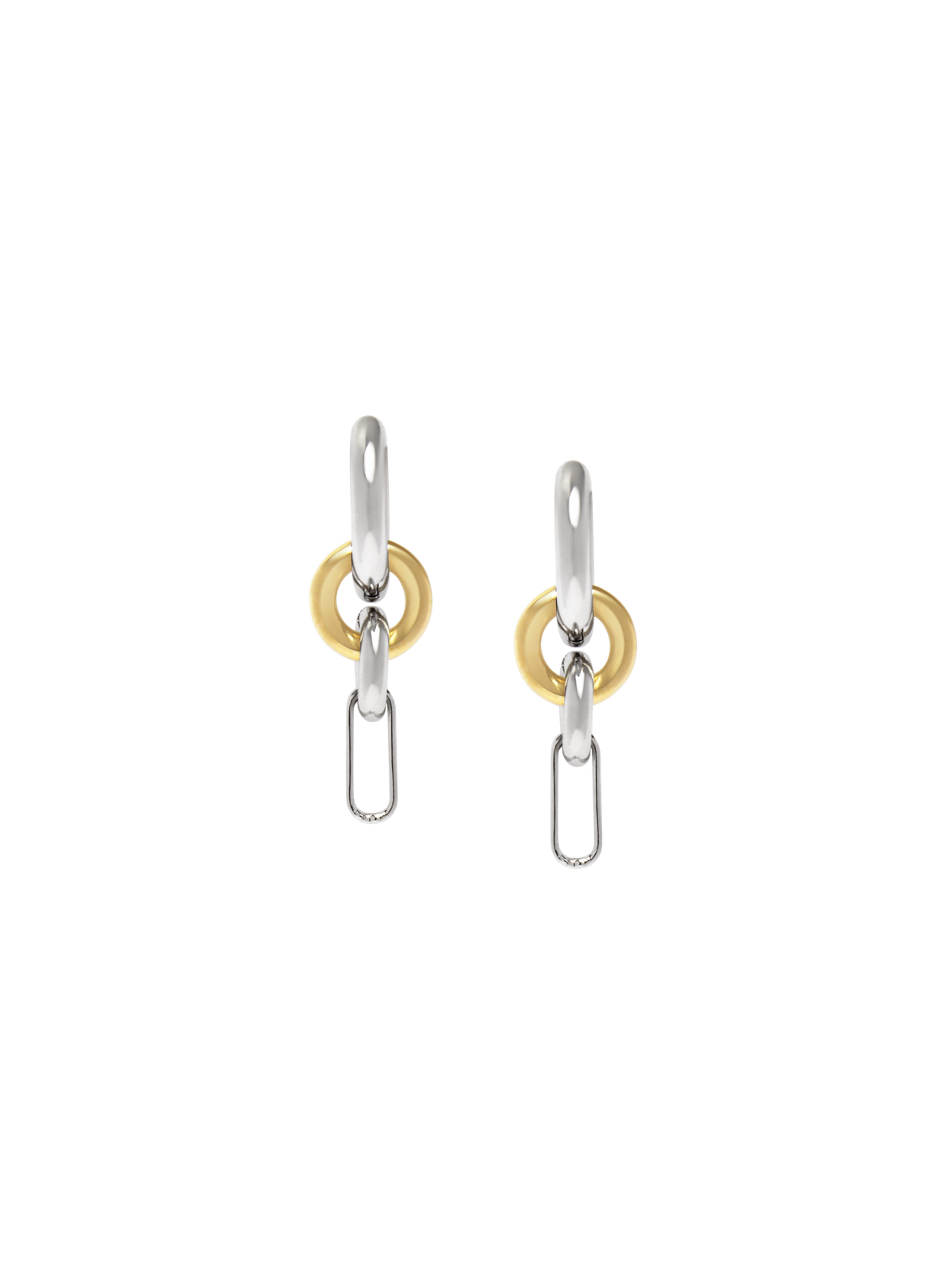 Two Tone Frena Earrings