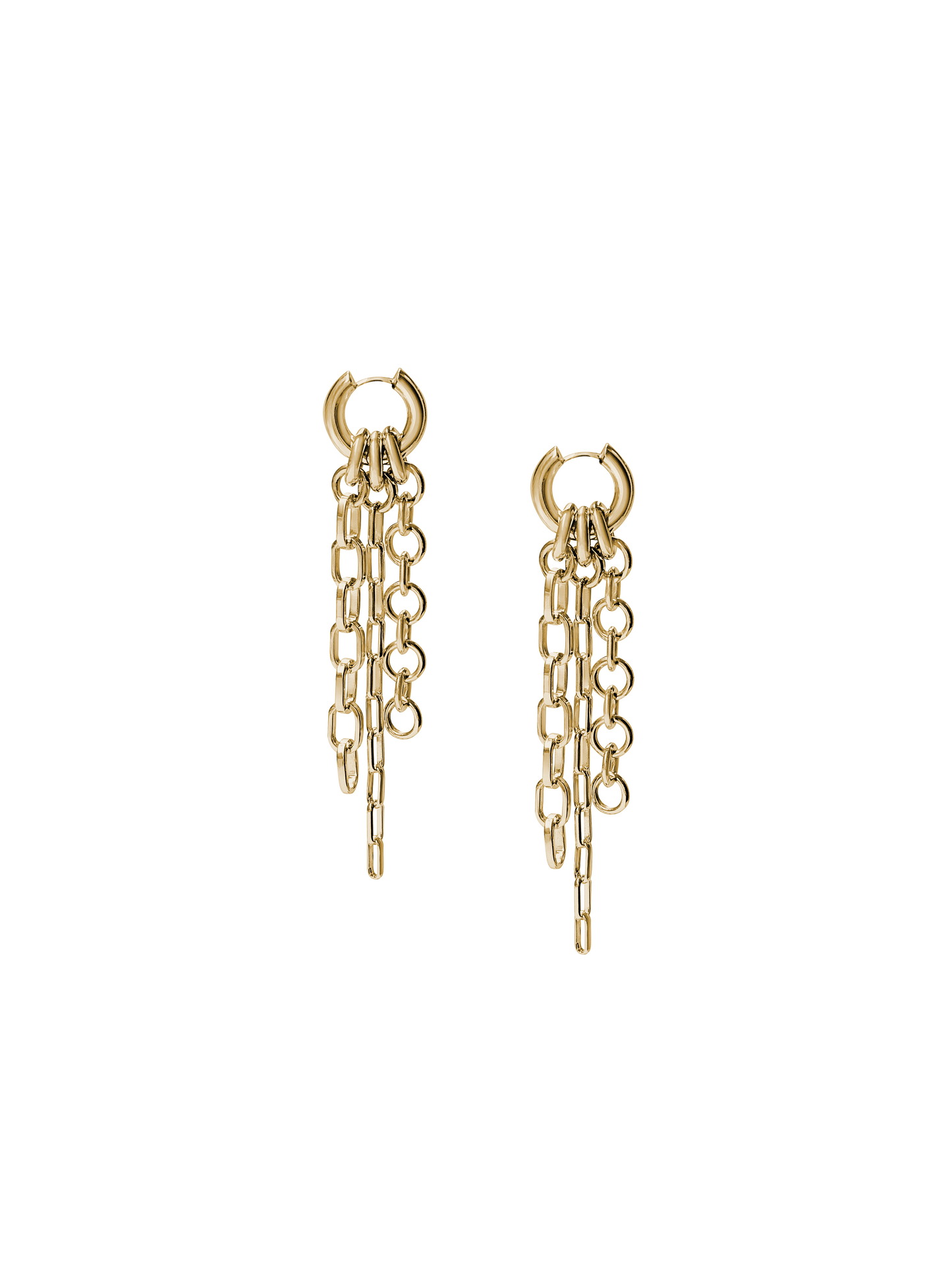 Laura Lombardi gold Lega fringe earrings