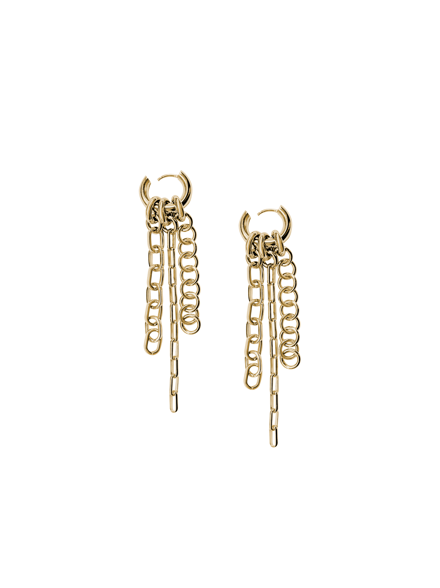Laura Lombardi gold Lega fringe earrings