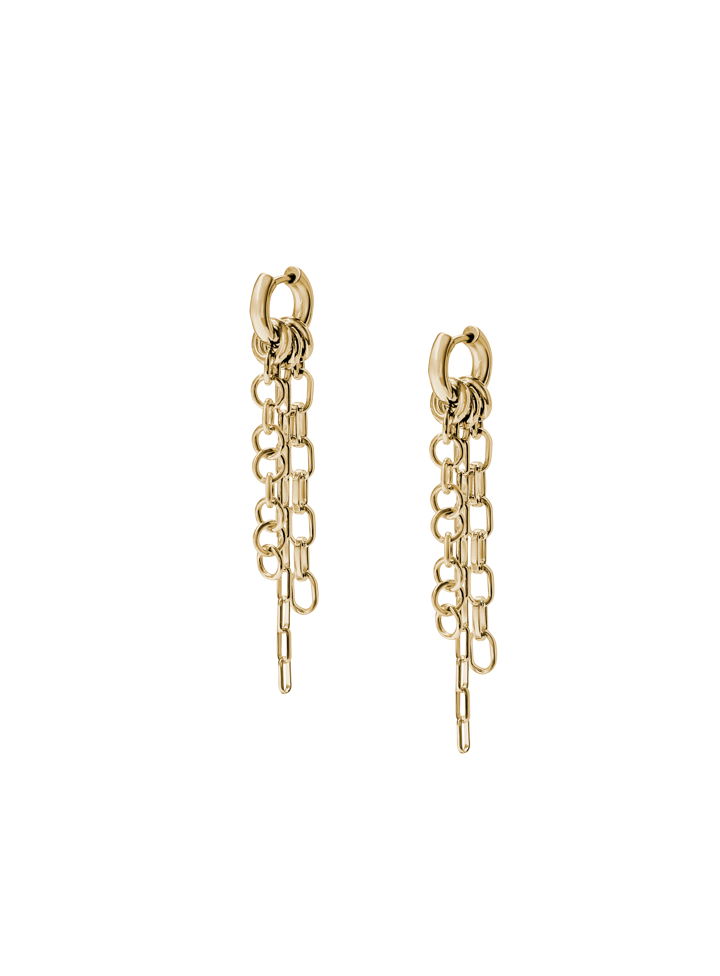 Laura Lombardi gold Lega fringe earrings