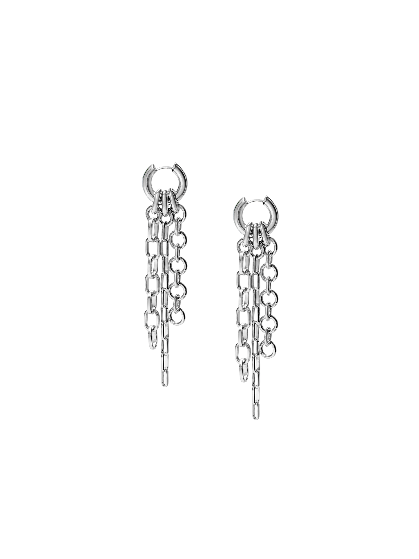 Laura Lombardi Silver Lega fringe earrings