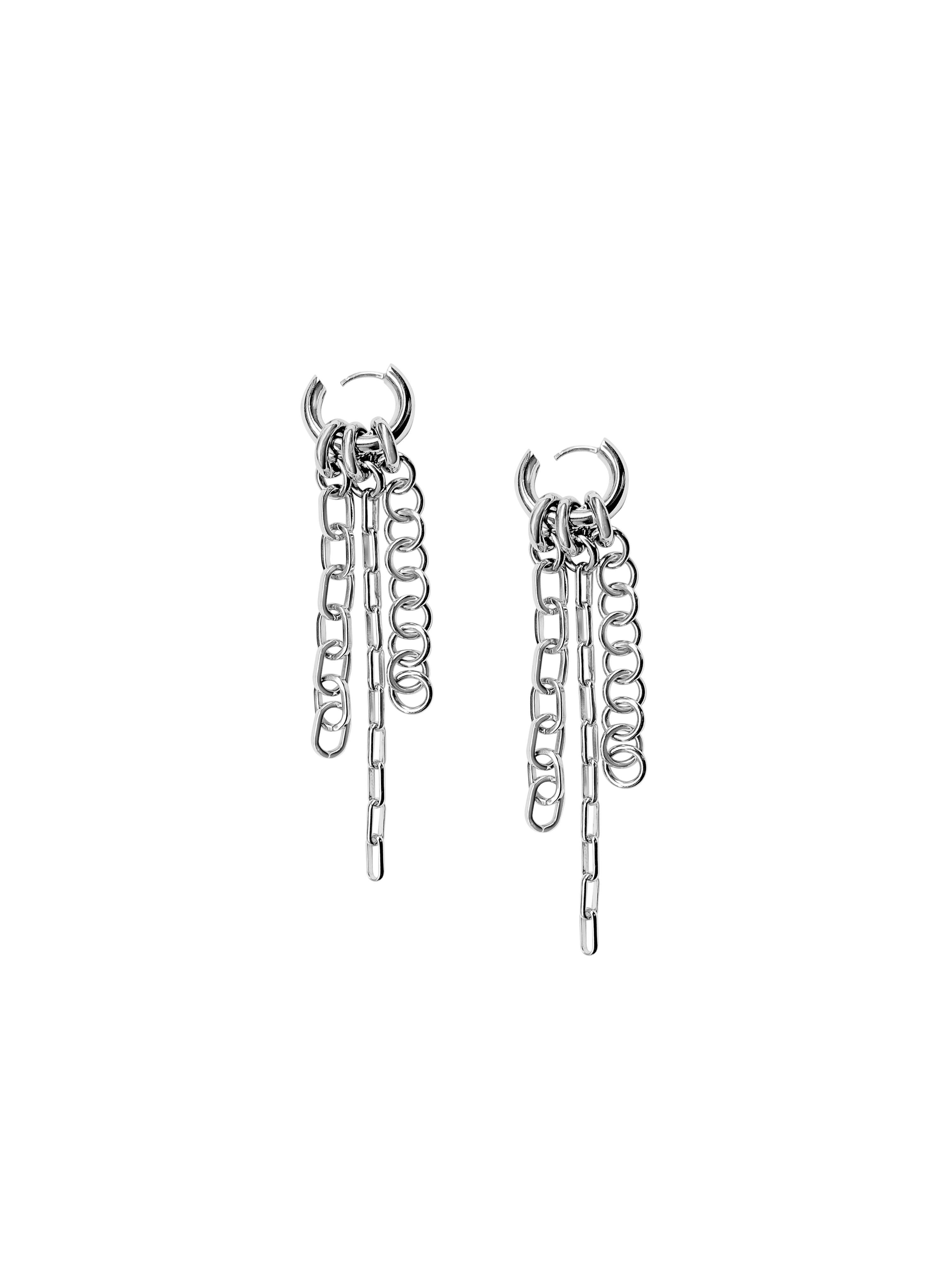Laura Lombardi Silver Lega fringe earrings