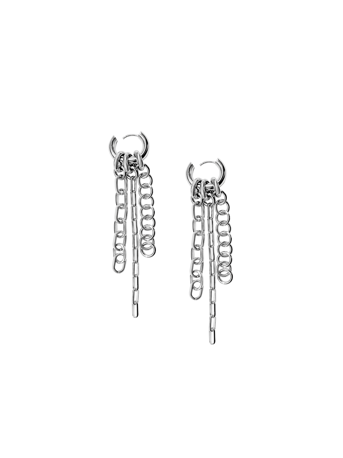 Laura Lombardi Silver Lega fringe earrings