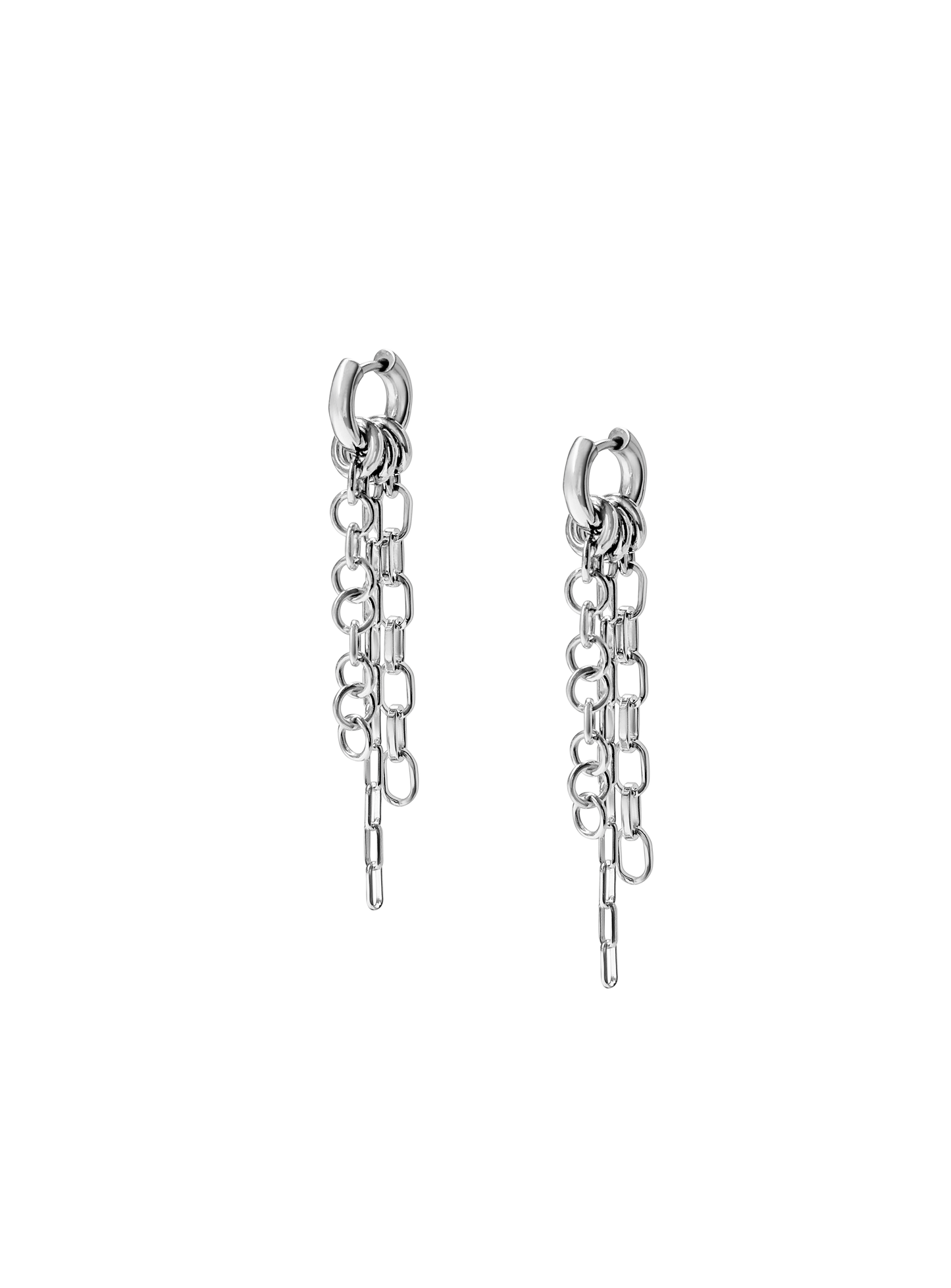 Laura Lombardi Silver Lega fringe earrings