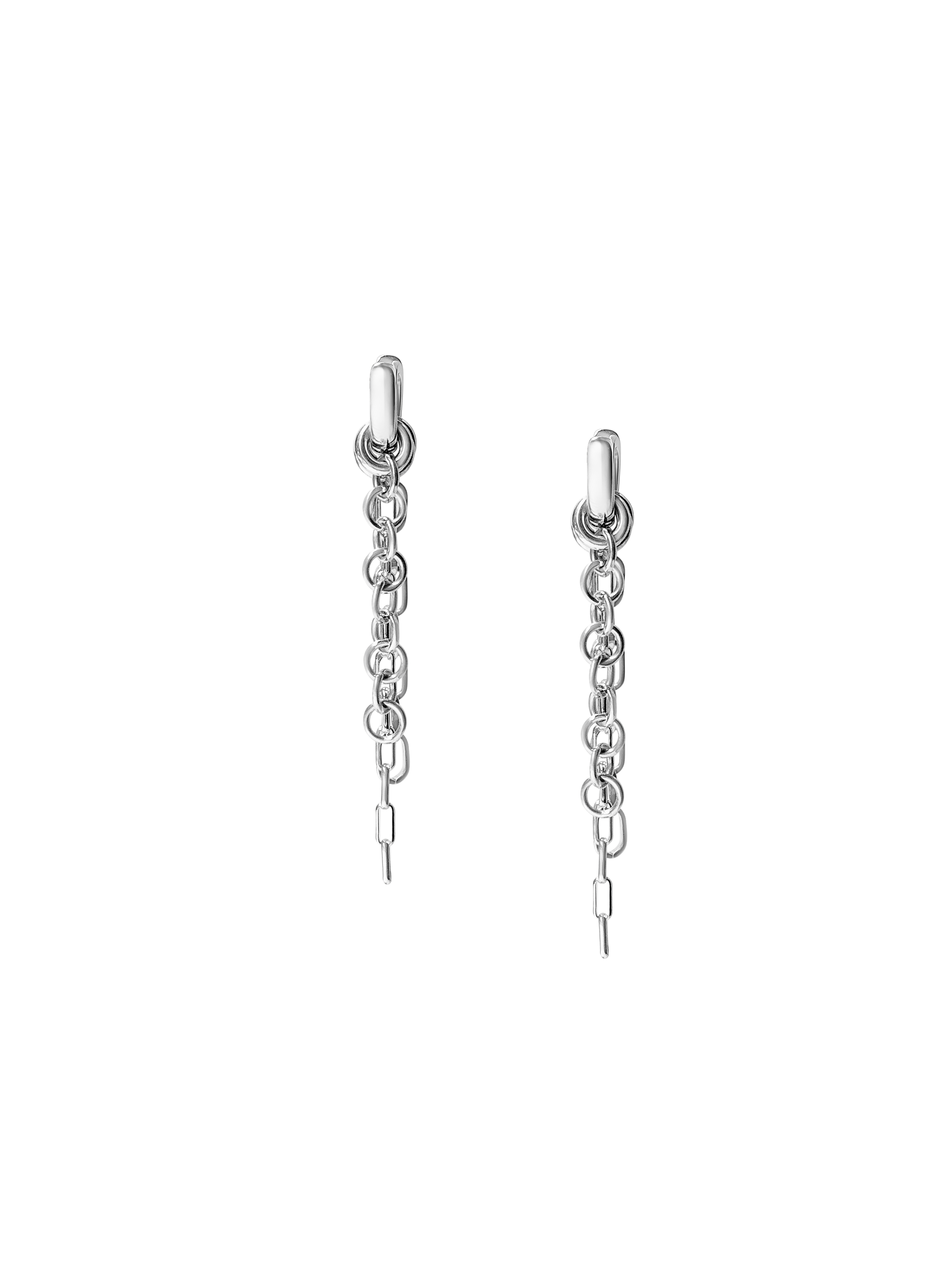 Laura Lombardi Silver Lega fringe earrings
