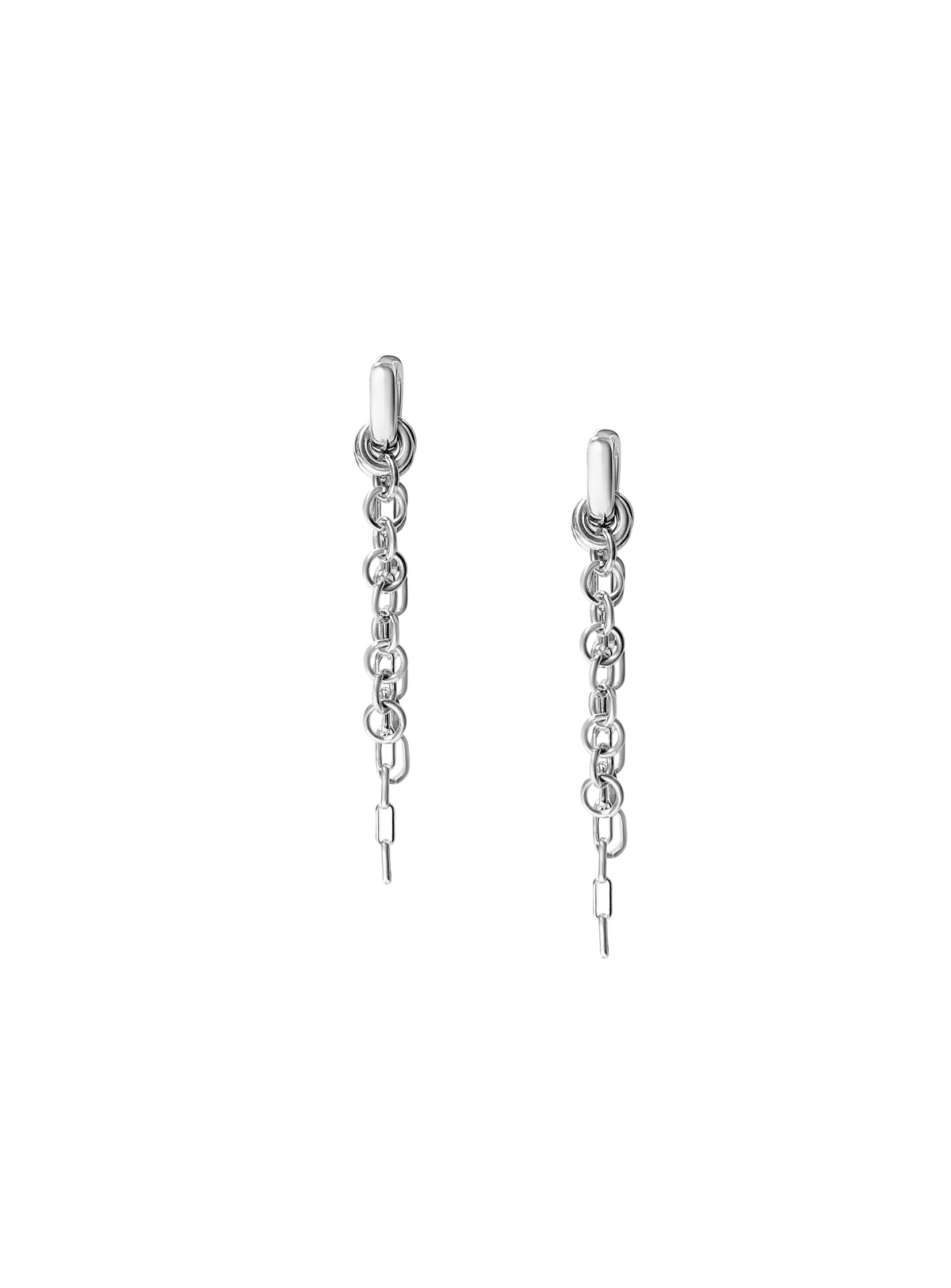 Laura Lombardi Silver Lega fringe earrings