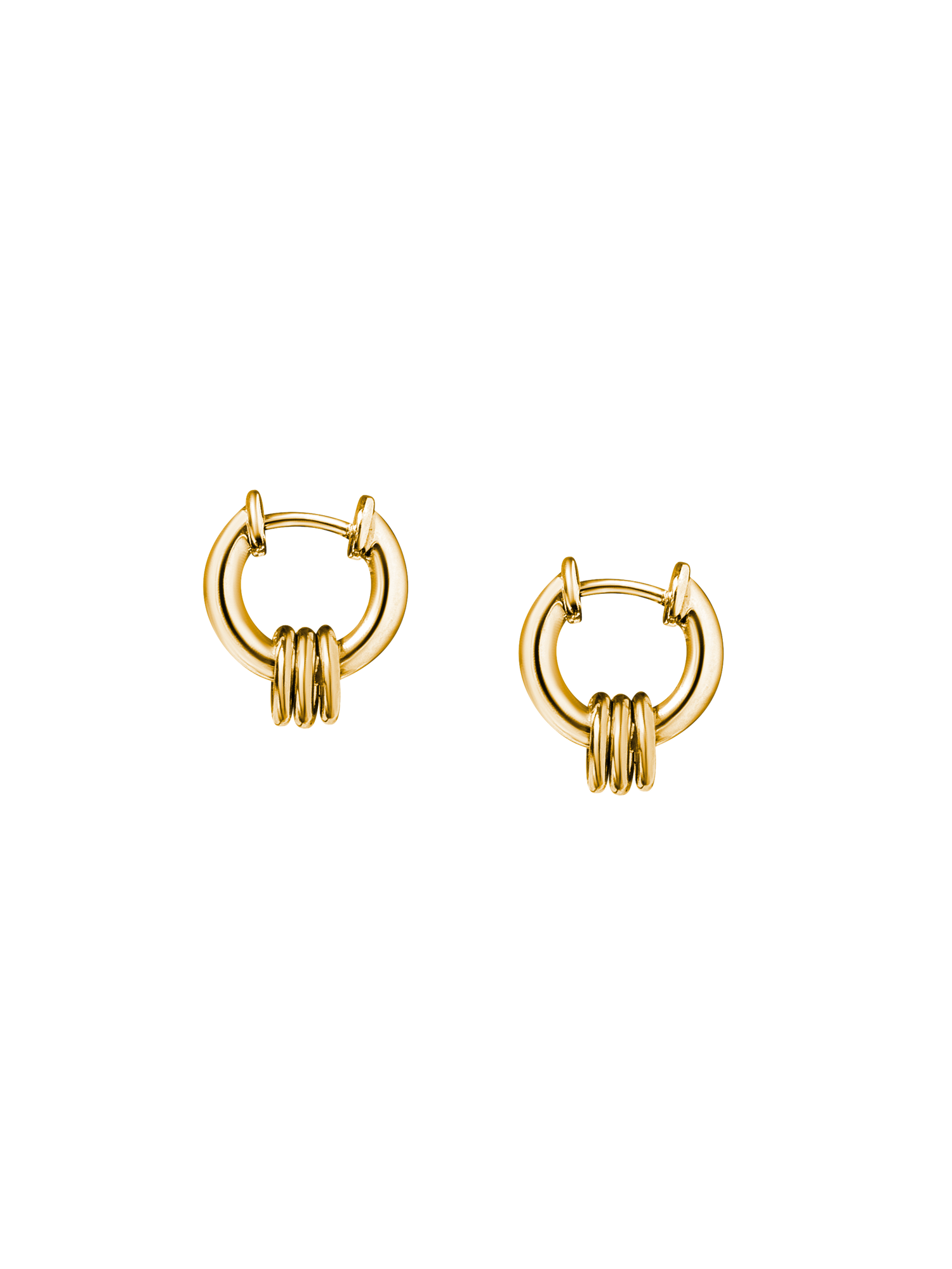 Laura Lombardi gold Mini Fillia Earrings