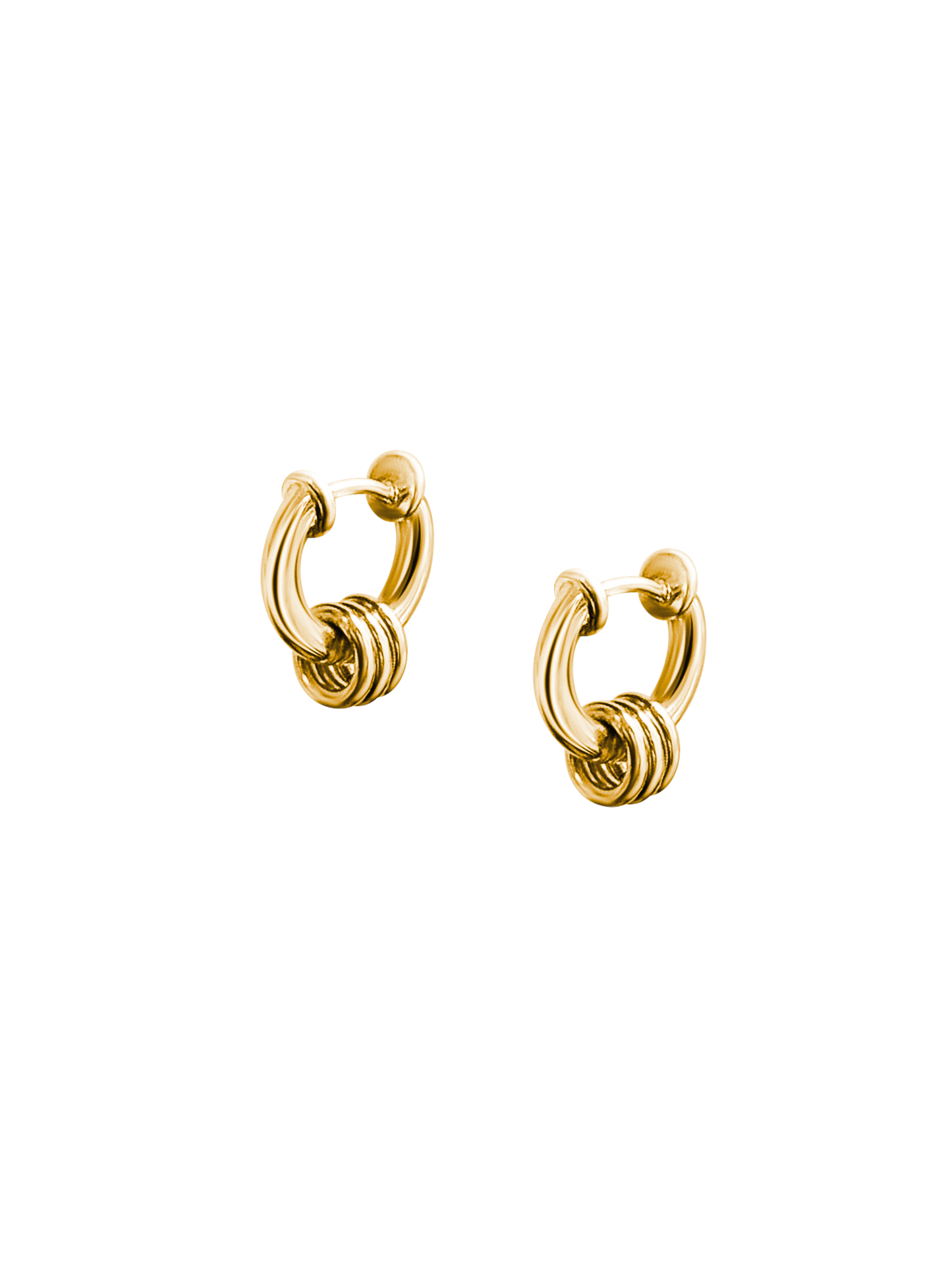 Laura Lombardi gold Mini Fillia Earrings